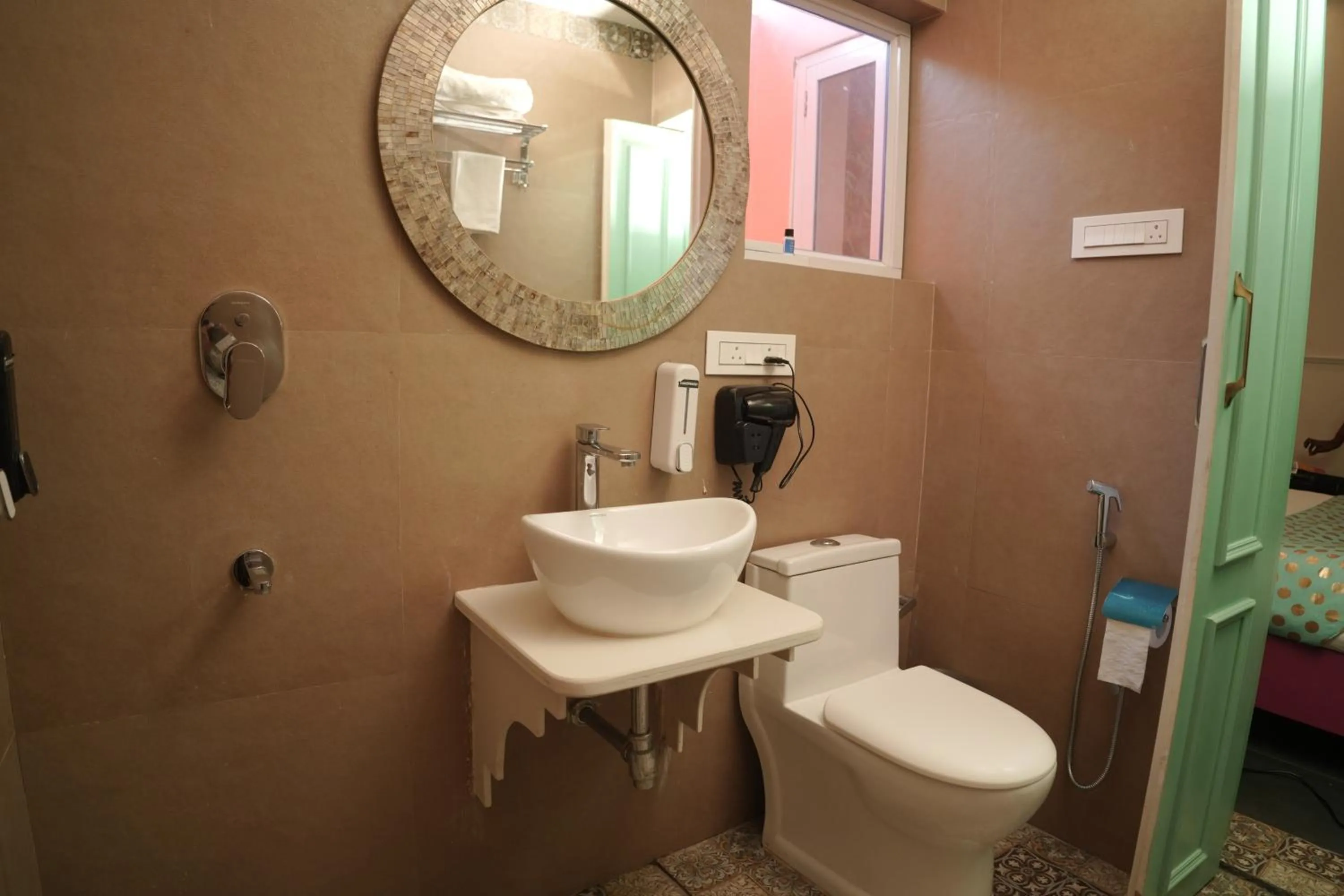 Shower in Artistik Abode by Stay Banaras