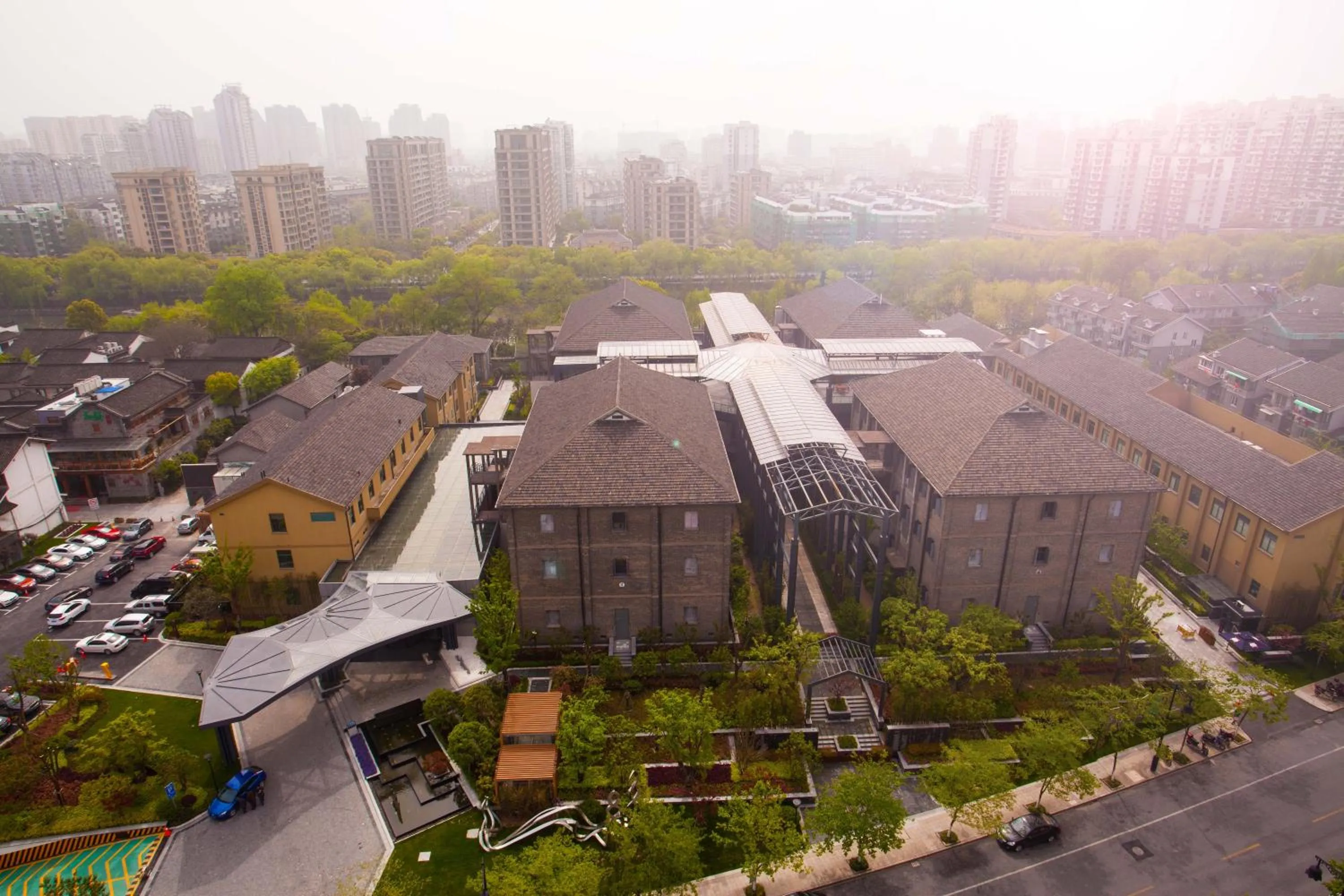 Bird's eye view in Cheery Dragon Canal Hotel Hangzhou - Intangible Cultural Heritage Hotel
