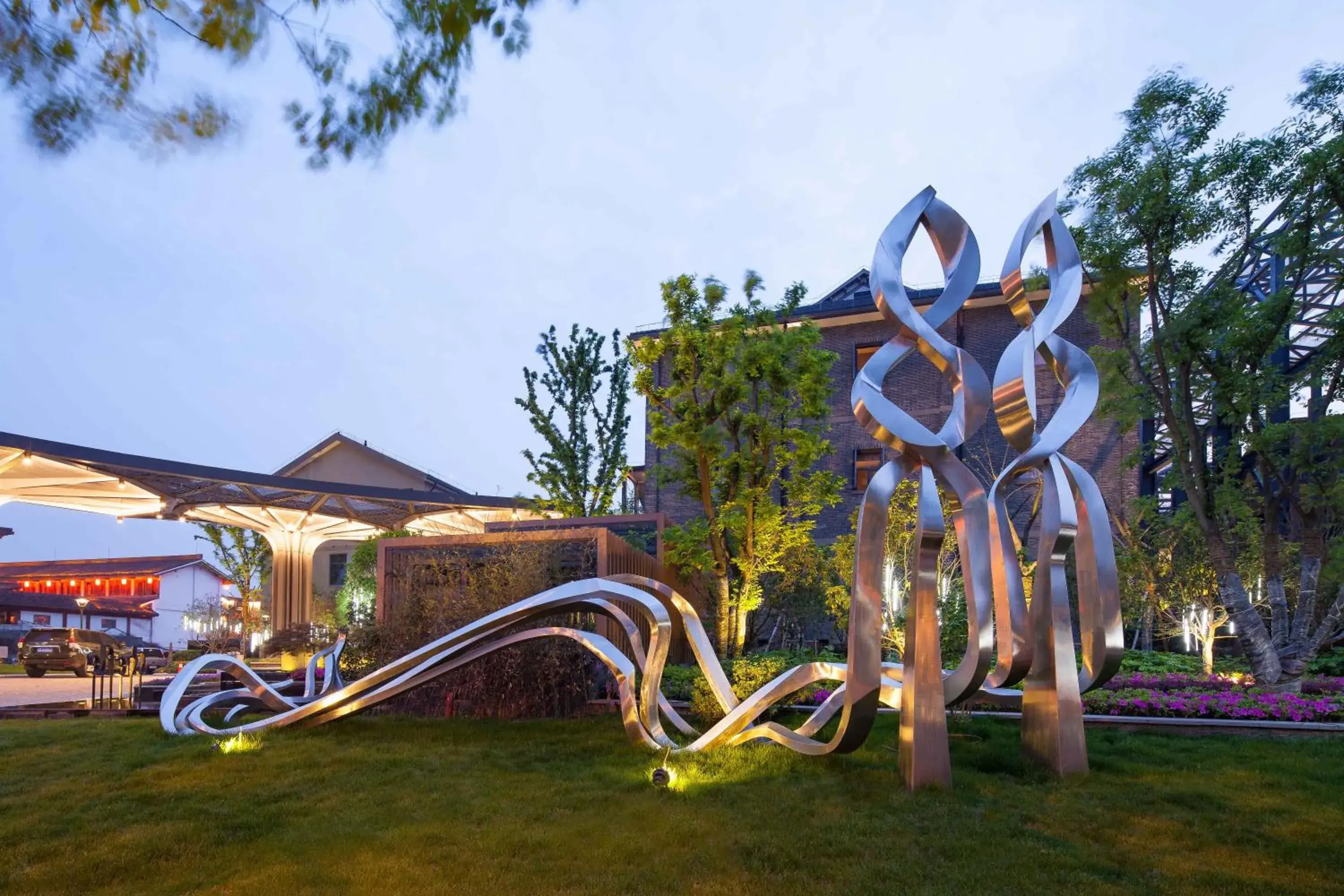 Facade/entrance in Cheery Dragon Canal Hotel Hangzhou - Intangible Cultural Heritage Hotel Facade/entrance in Cheery Dragon Canal Hotel Hangzhou - Intangible Cultural Heritage Hotel