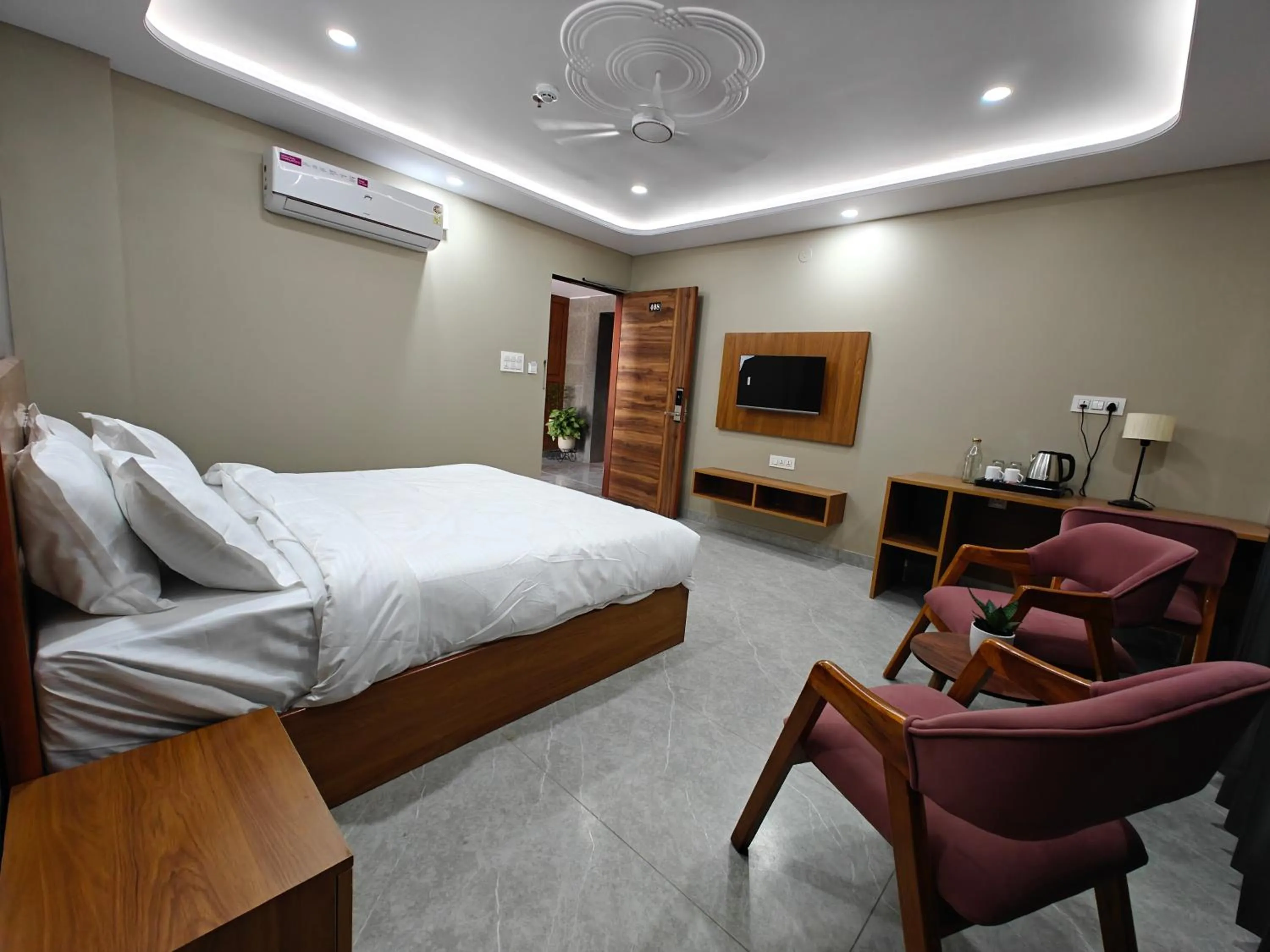 Bedroom, Bed in Sagar Stays