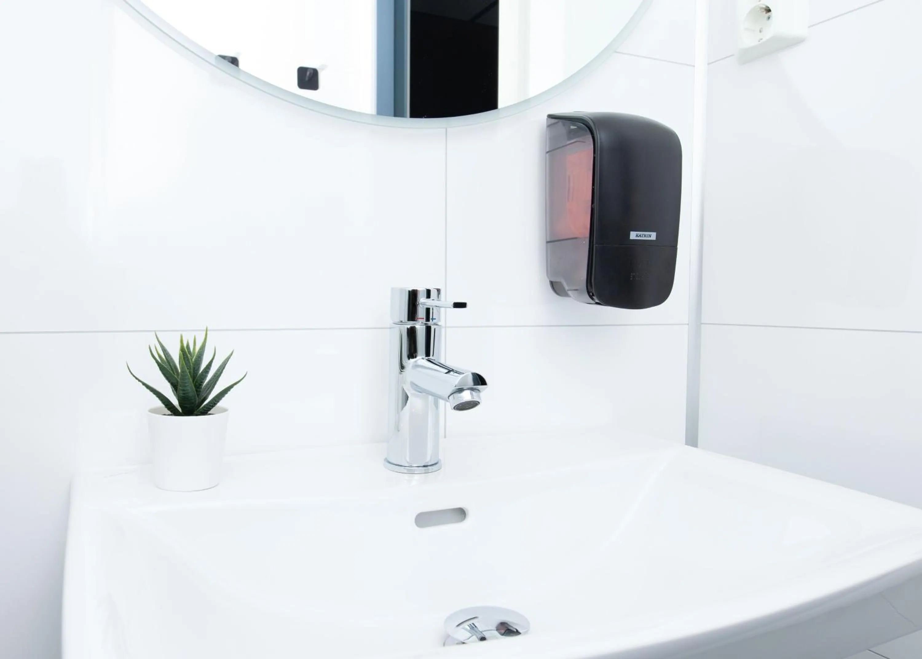 Bathroom in Narvik Hotel Wivel