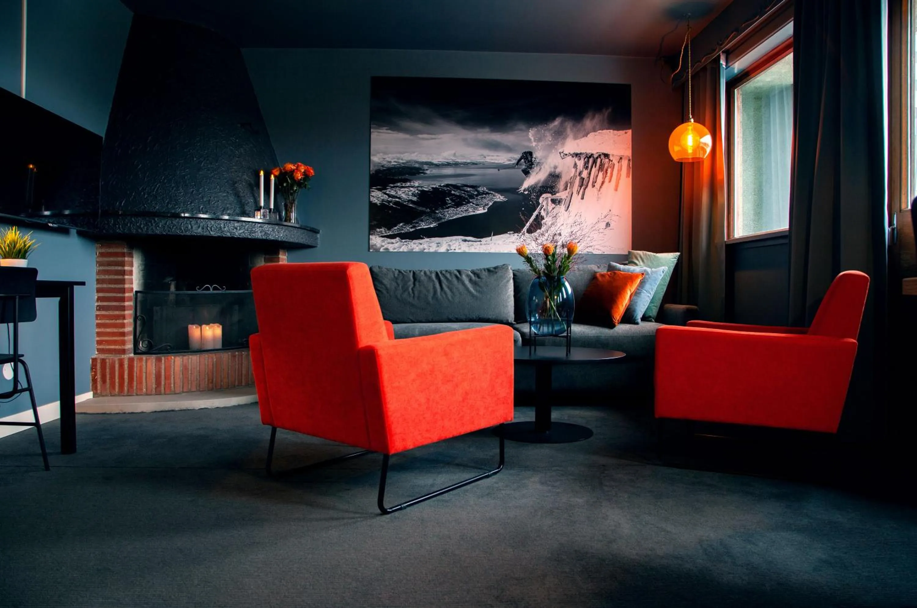 Seating area in Narvik Hotel Wivel