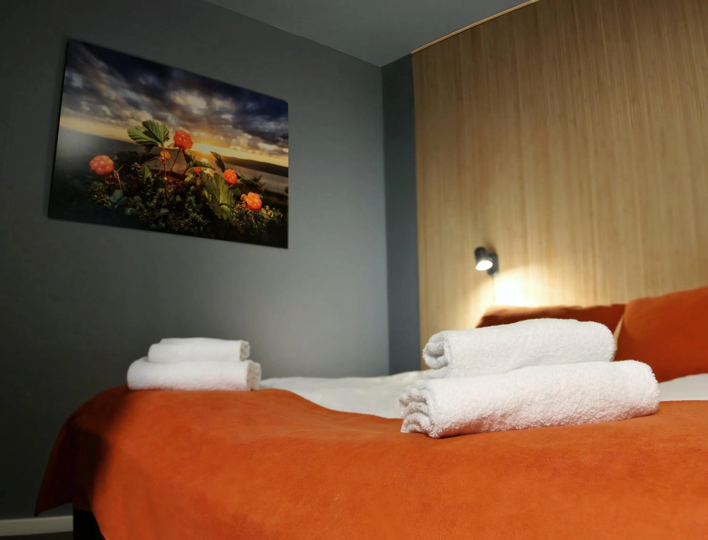 Bedroom, Bed in Narvik Hotel Wivel