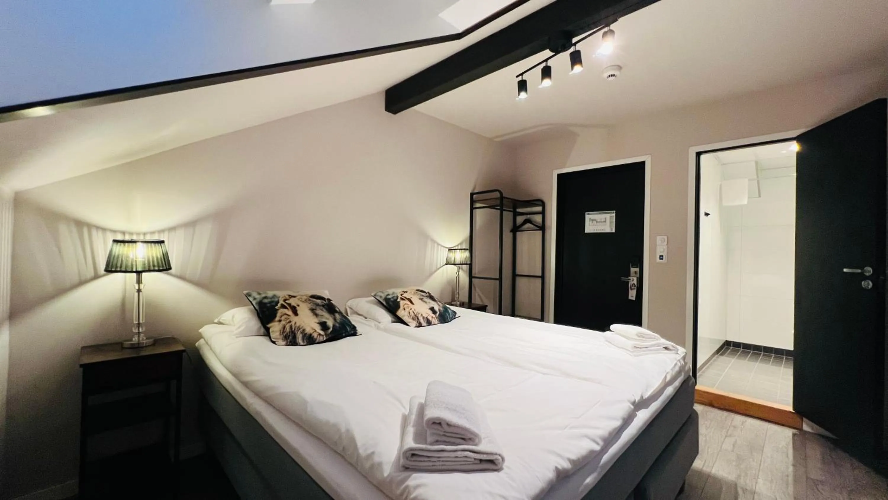 Bed in Narvik Hotel Wivel