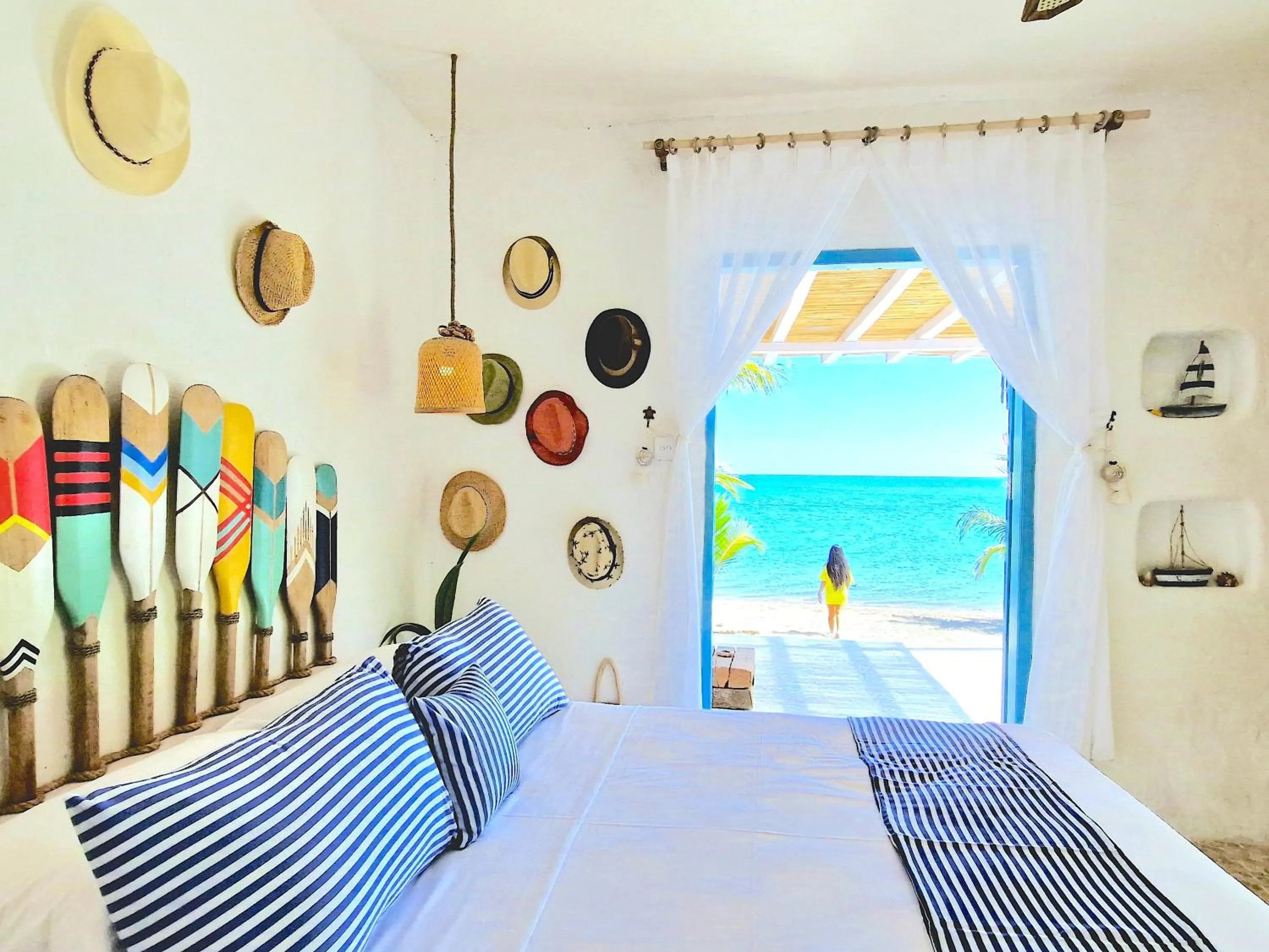 Bedroom, Bed in Coconut Garden Beach Resort