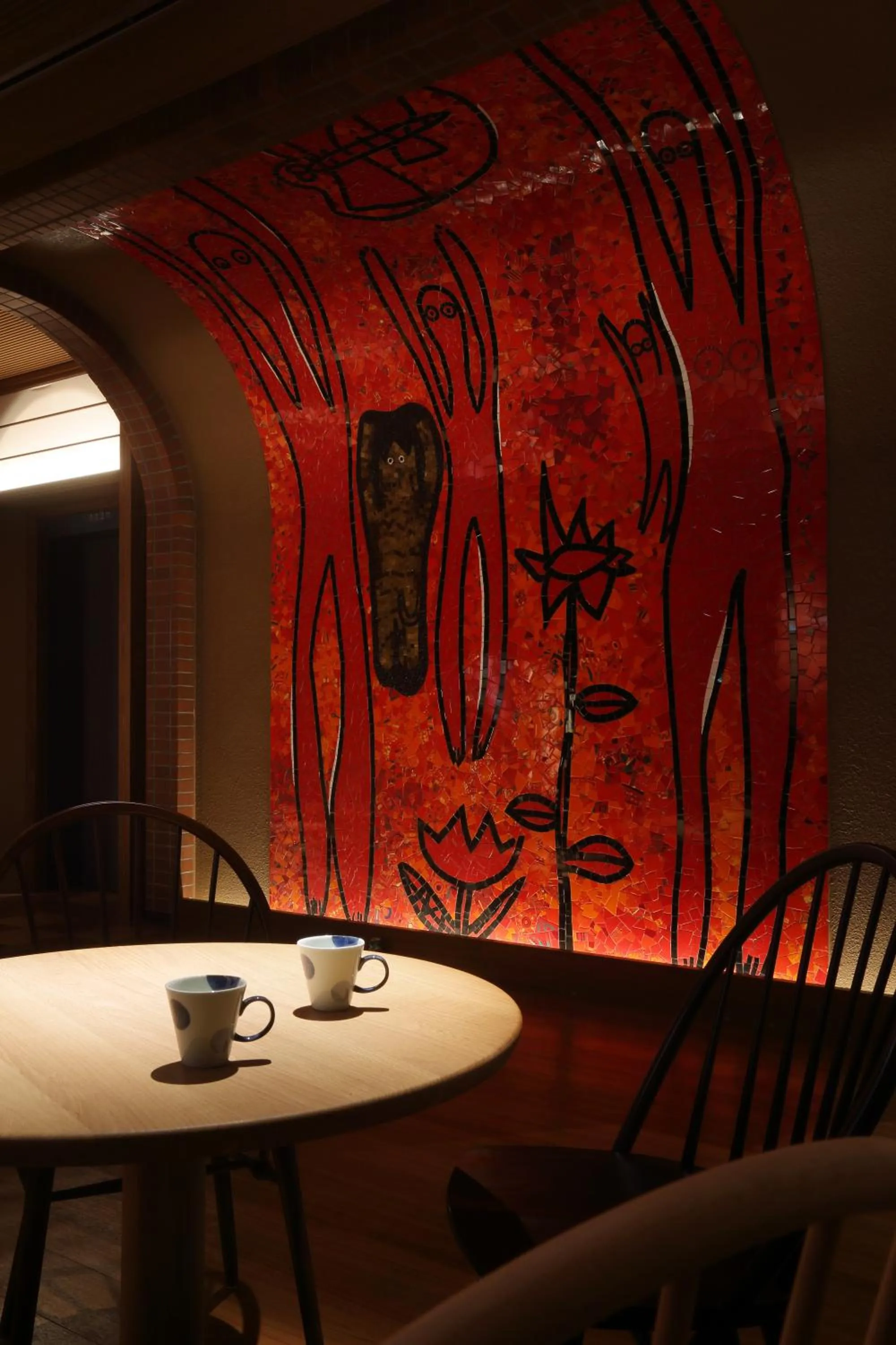 Communal lounge/ TV room in Senri no Kaze