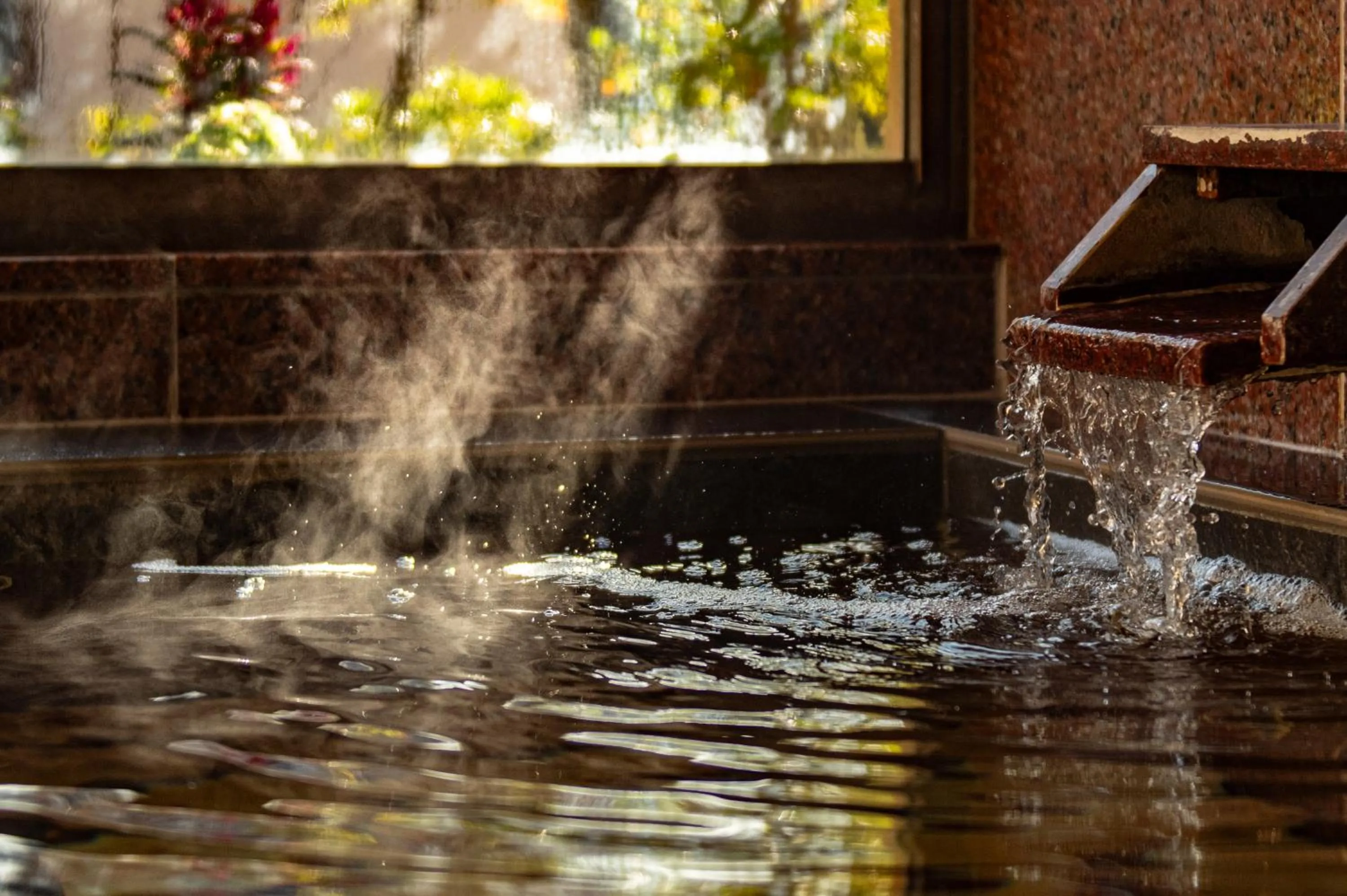 Hot Spring Bath in Hanashibuki