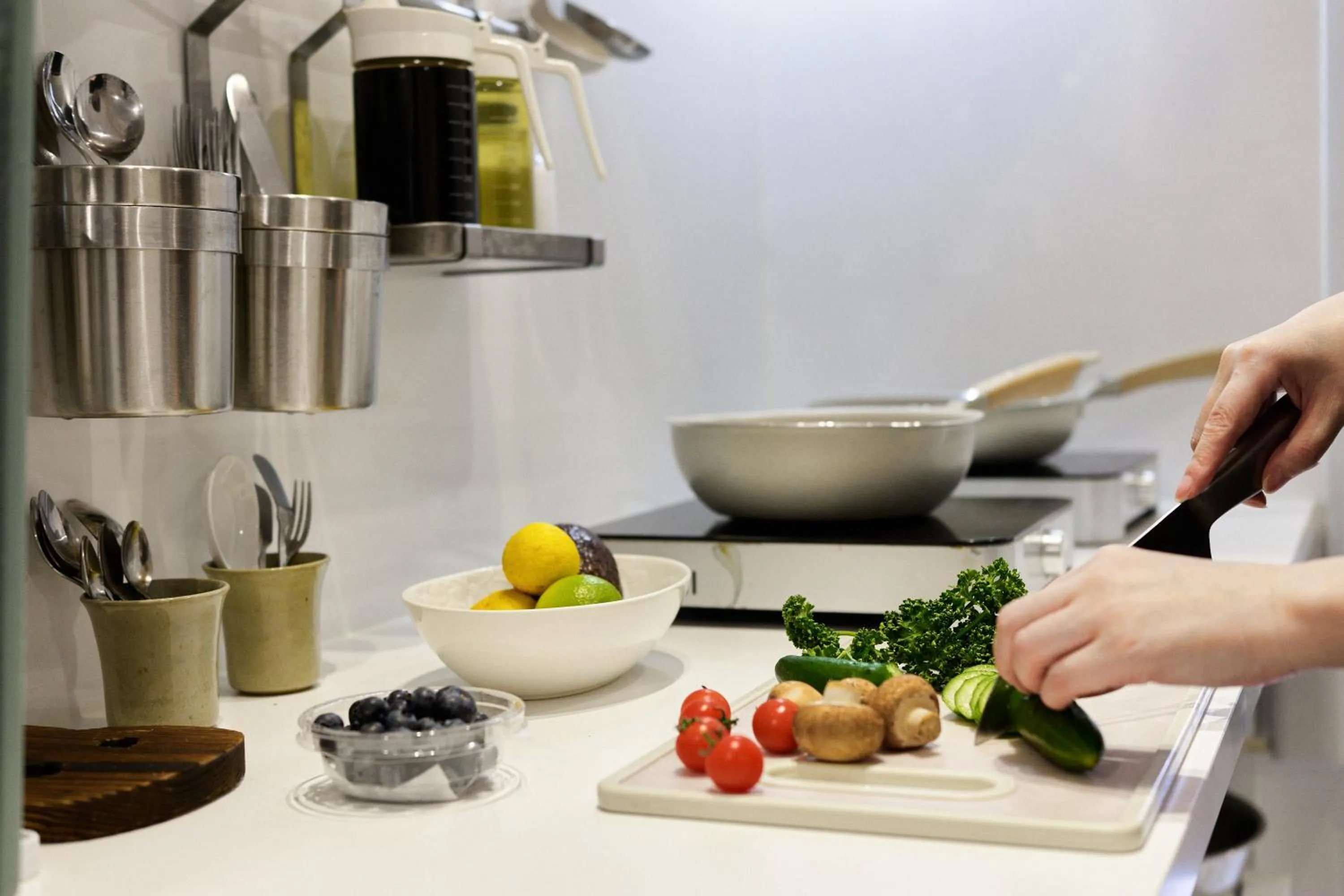 Kitchen or kitchenette in Casa Blanca Guesthouse