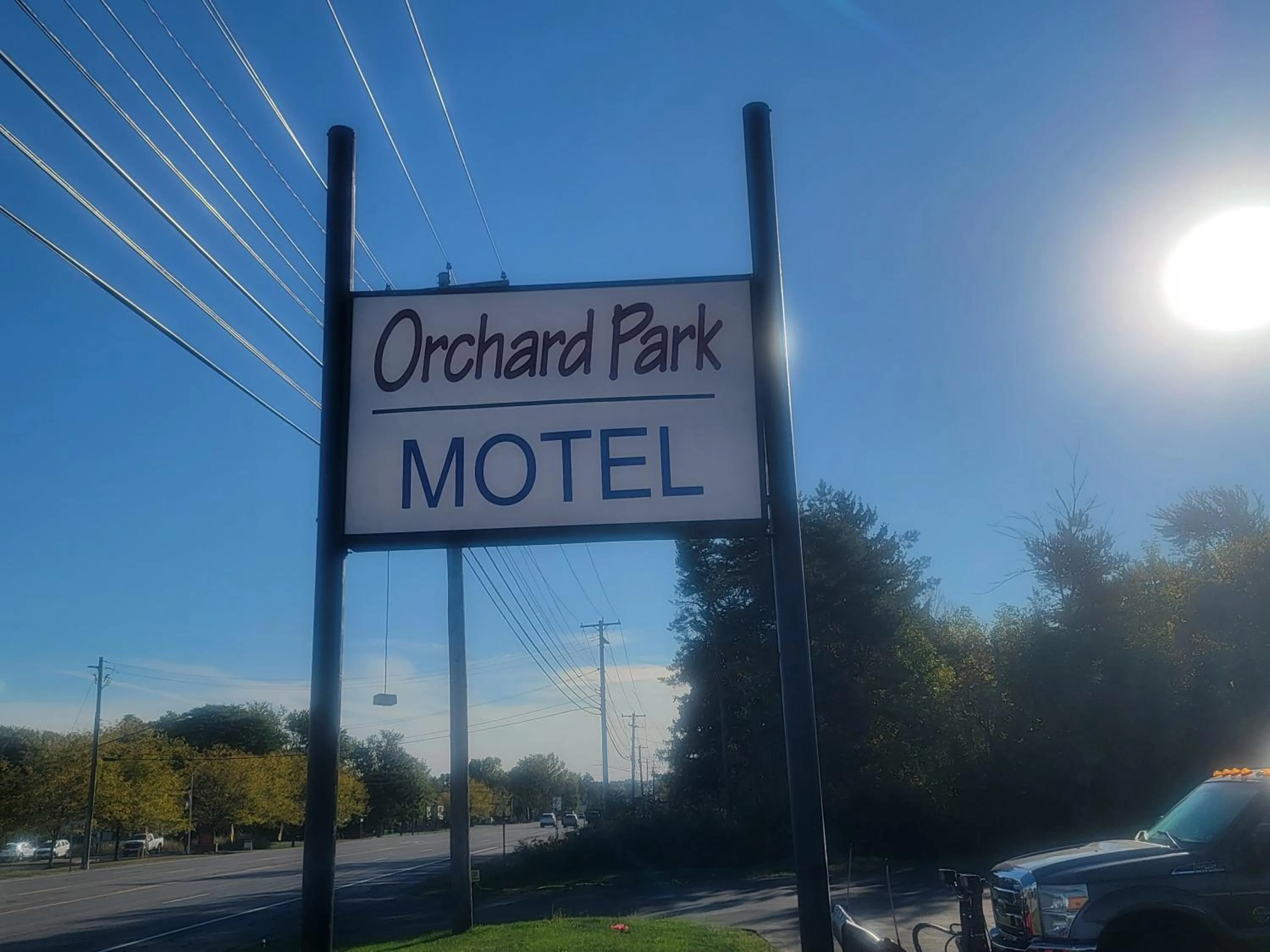Property logo or sign in Orchard Park Motel