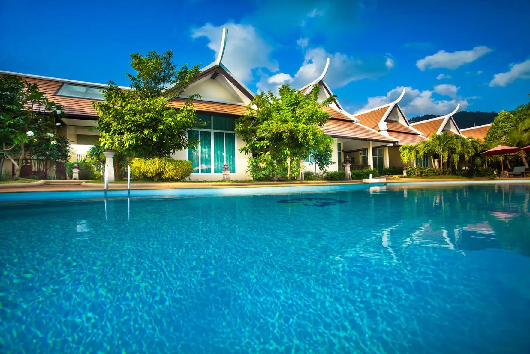 Pool view in Pattra Vill Resort