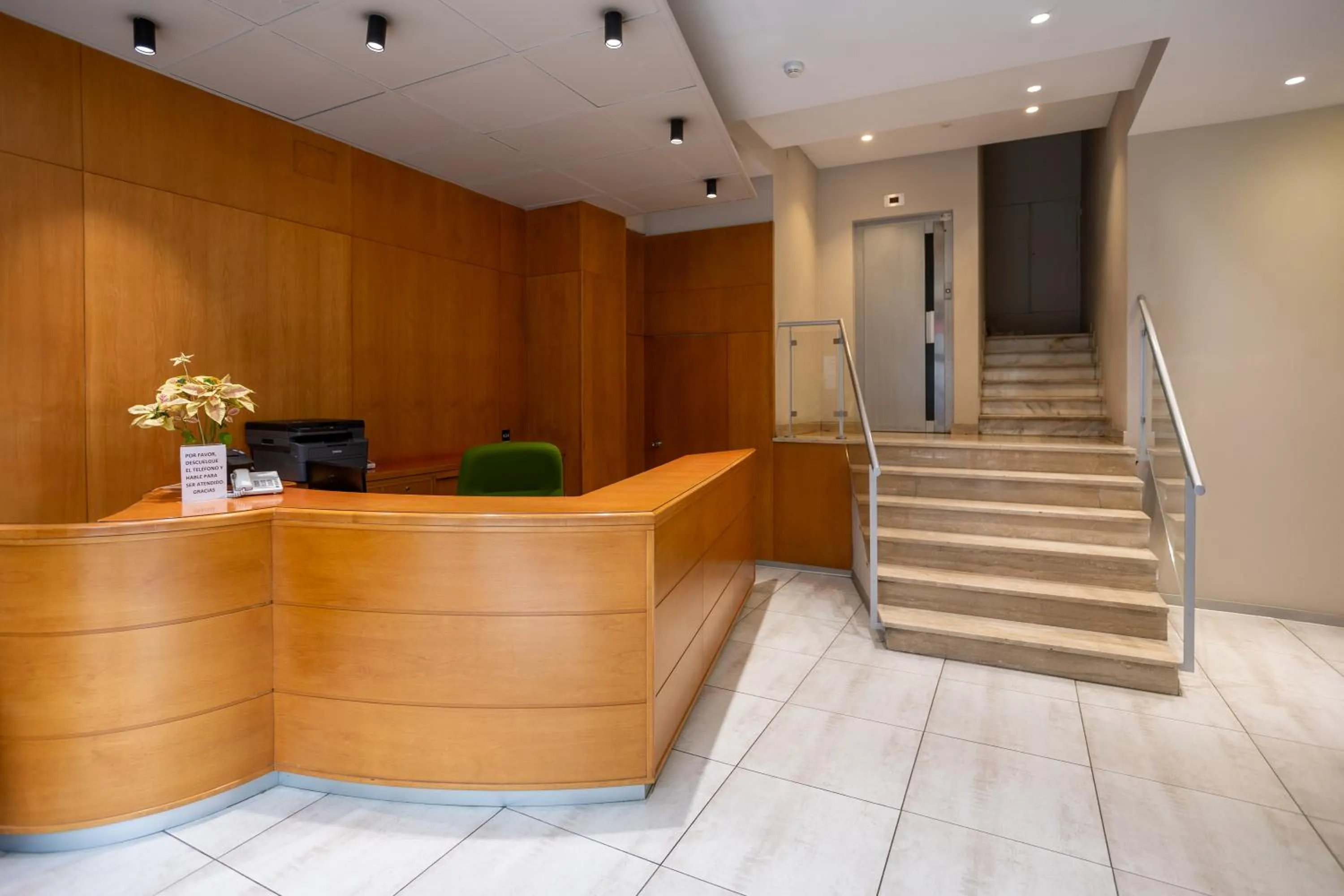 Lobby or reception in Hotel Villa de Verín