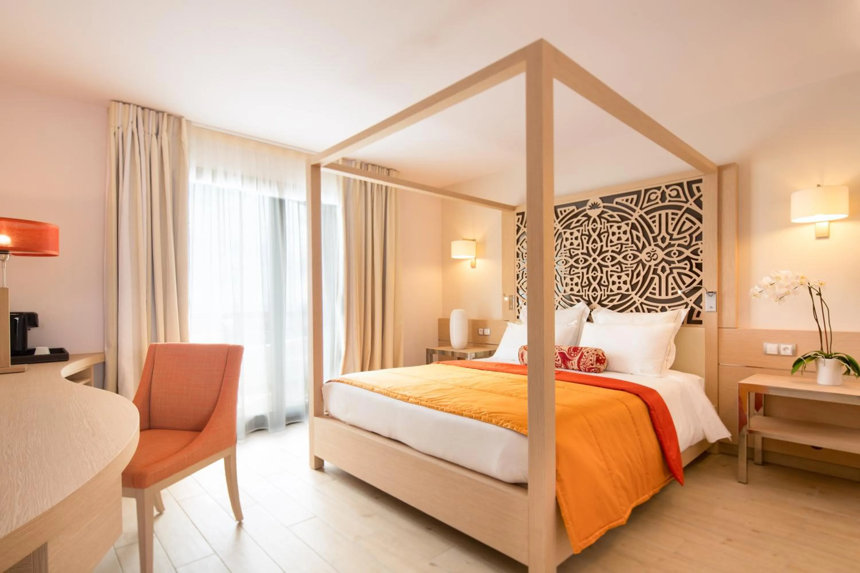 Bed in Akoya Hotel & Spa