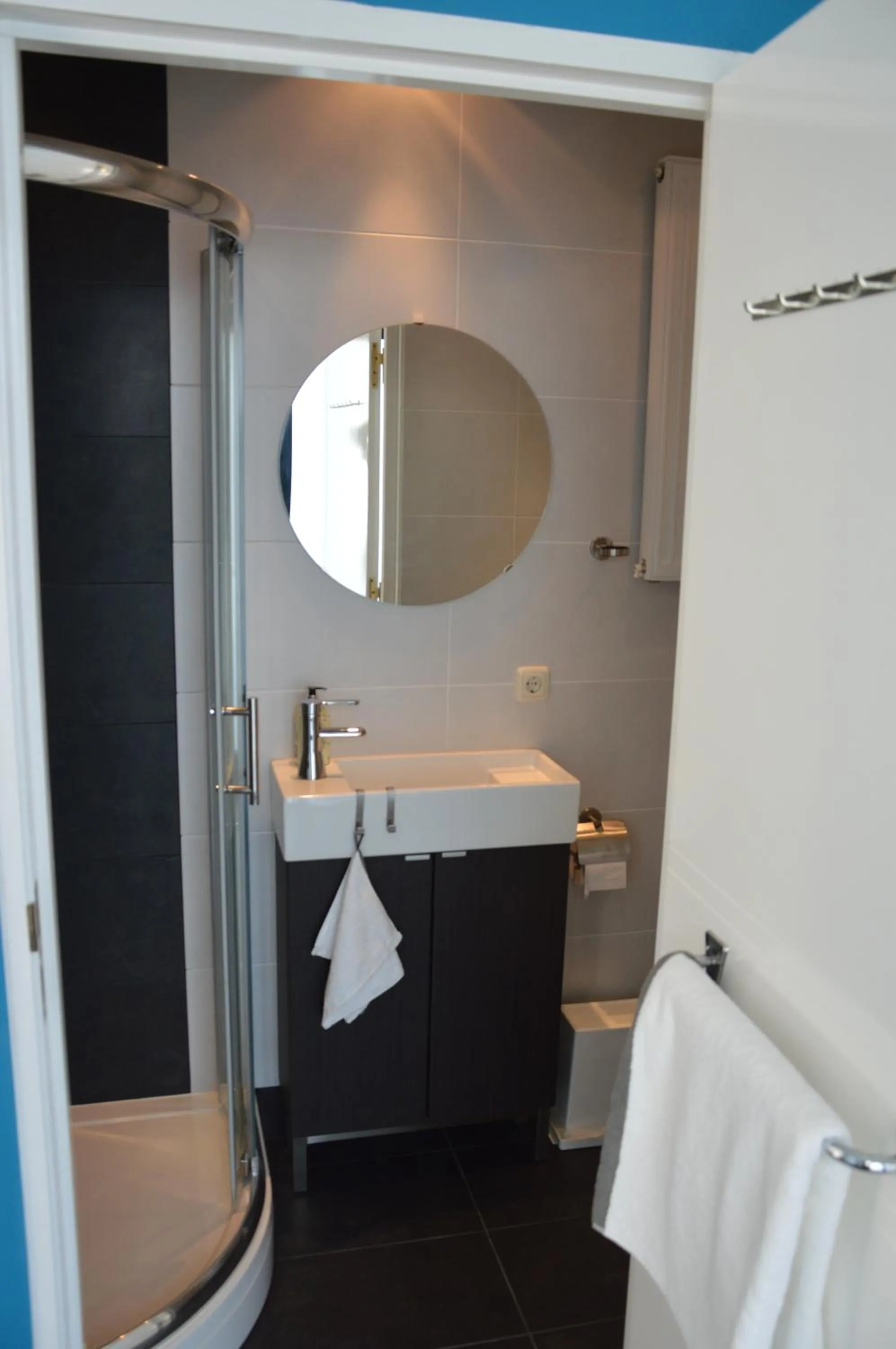 Shower in Het blauwe huis