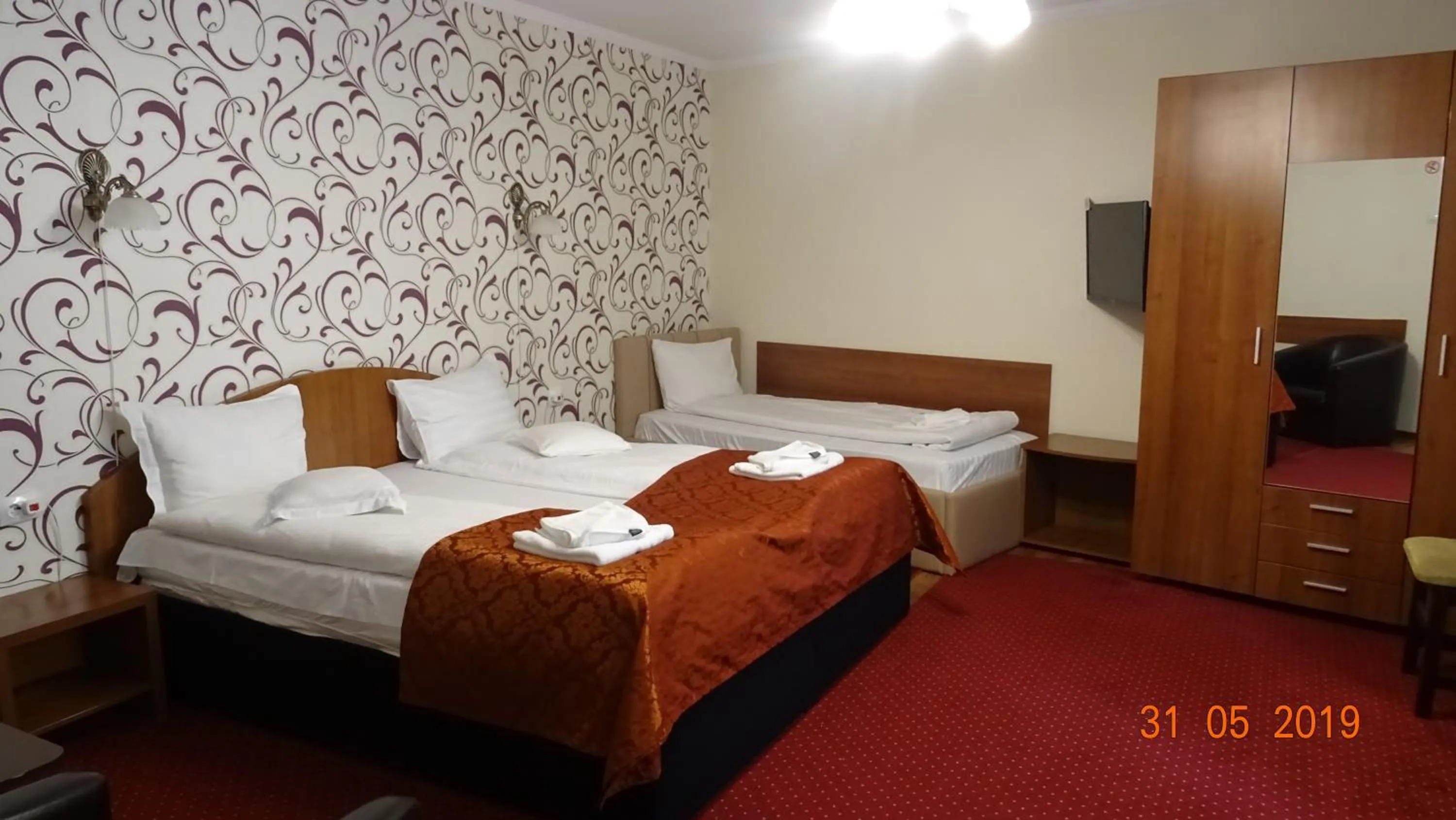 Bed in Pensiunea Magnolia