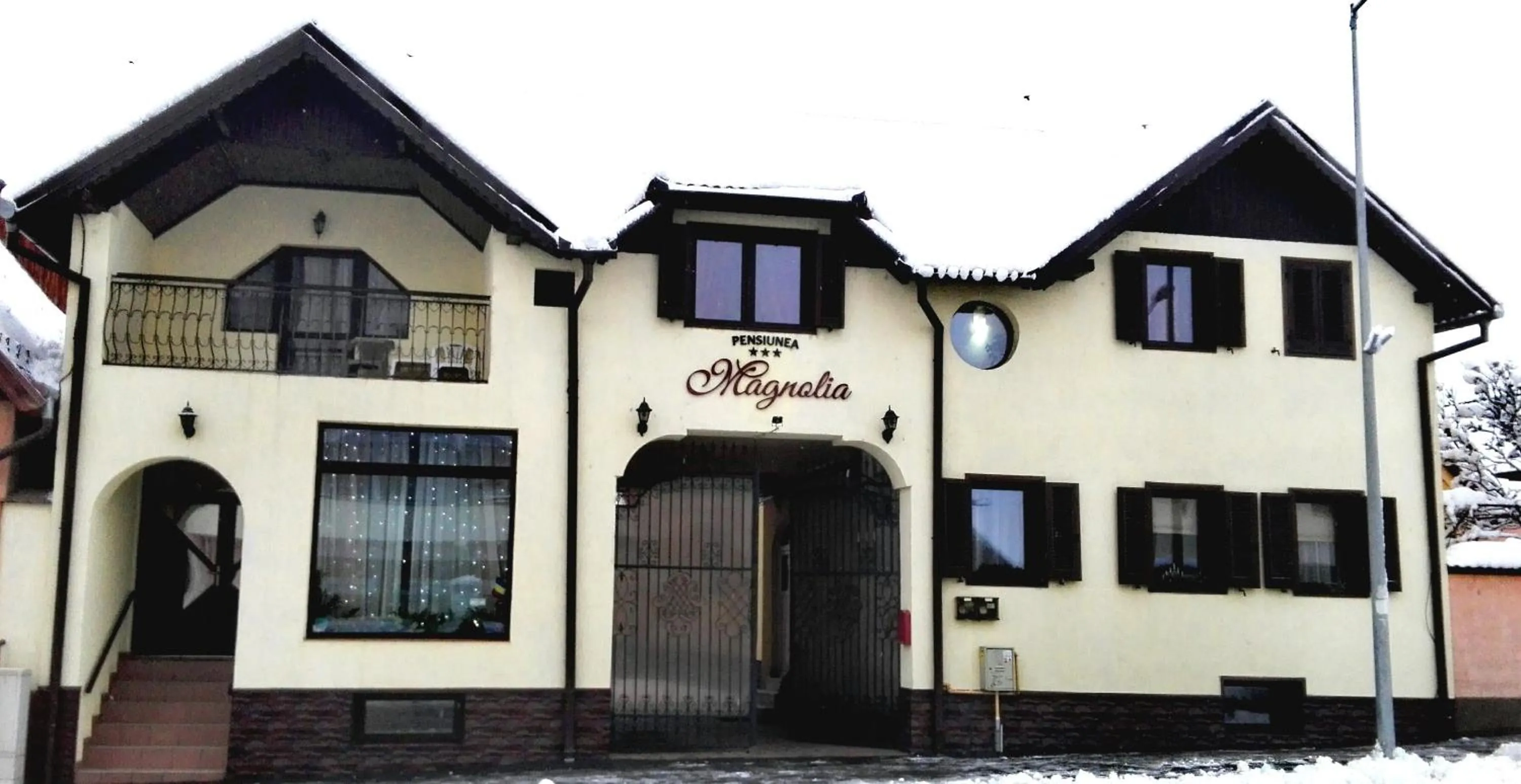 Facade/entrance in Pensiunea Magnolia