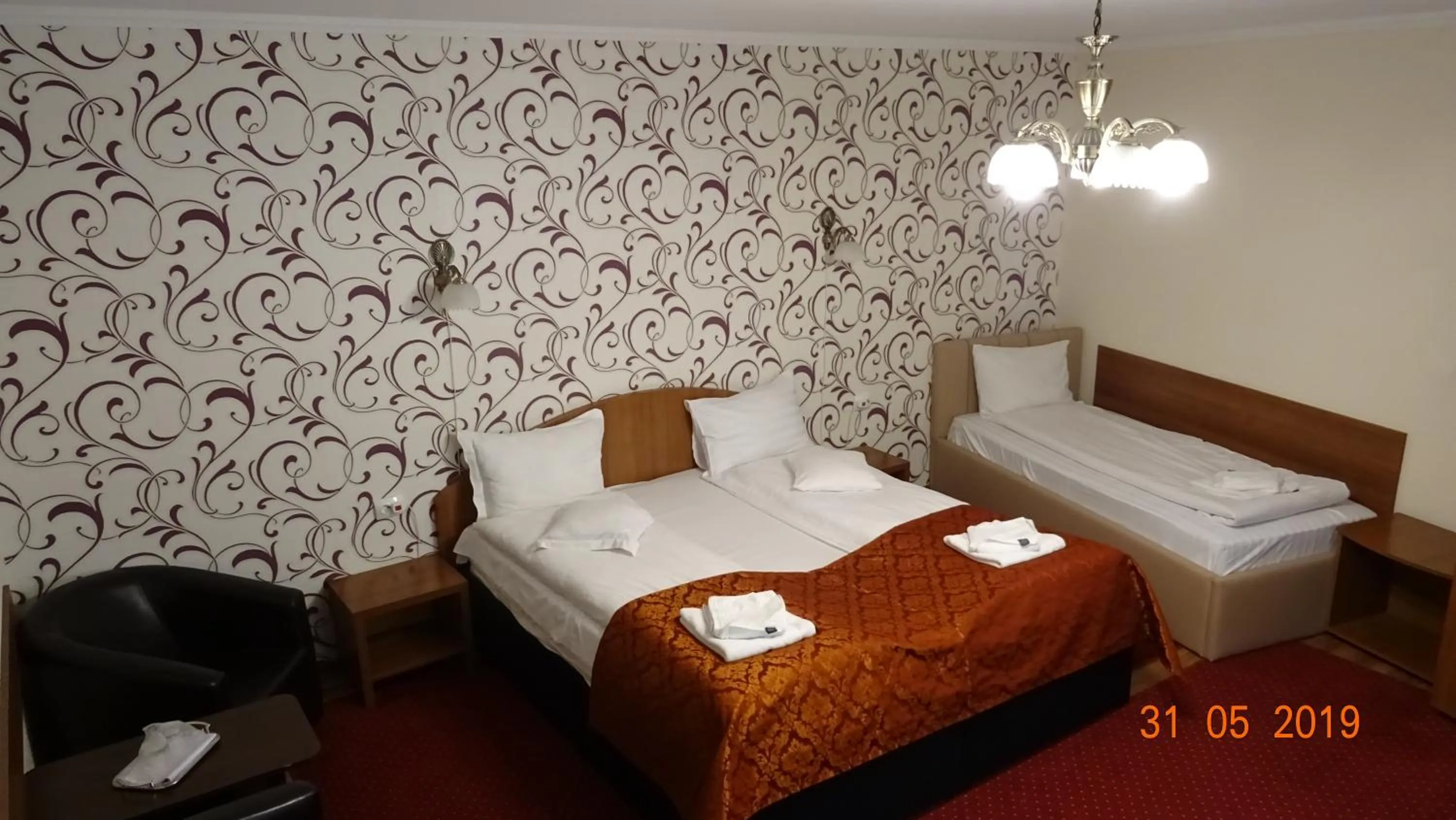 Bed in Pensiunea Magnolia