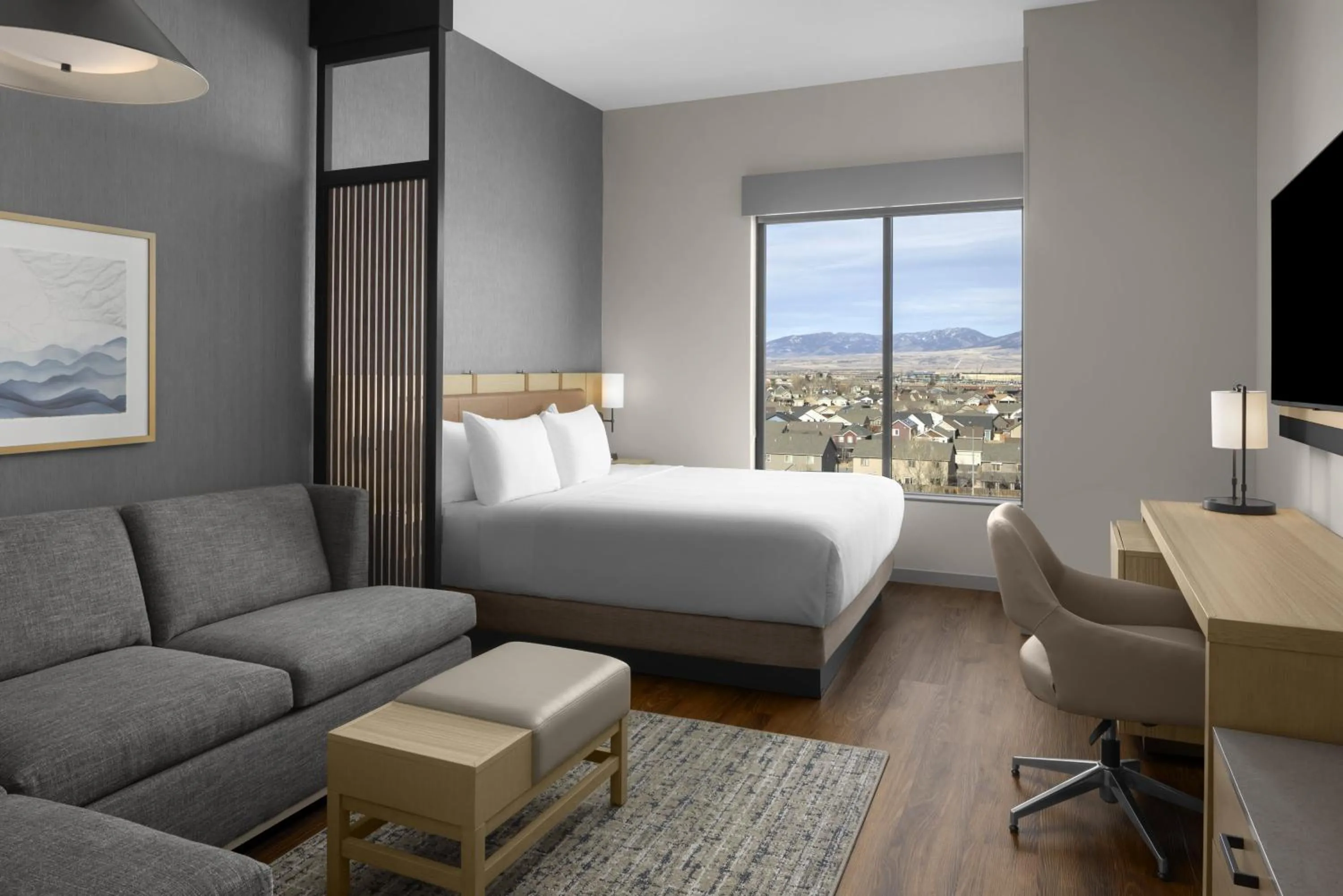 King Room with Mountain View, Accessible Tub and Sofa Bed in Hyatt Place Bozeman Yellowstone Airport