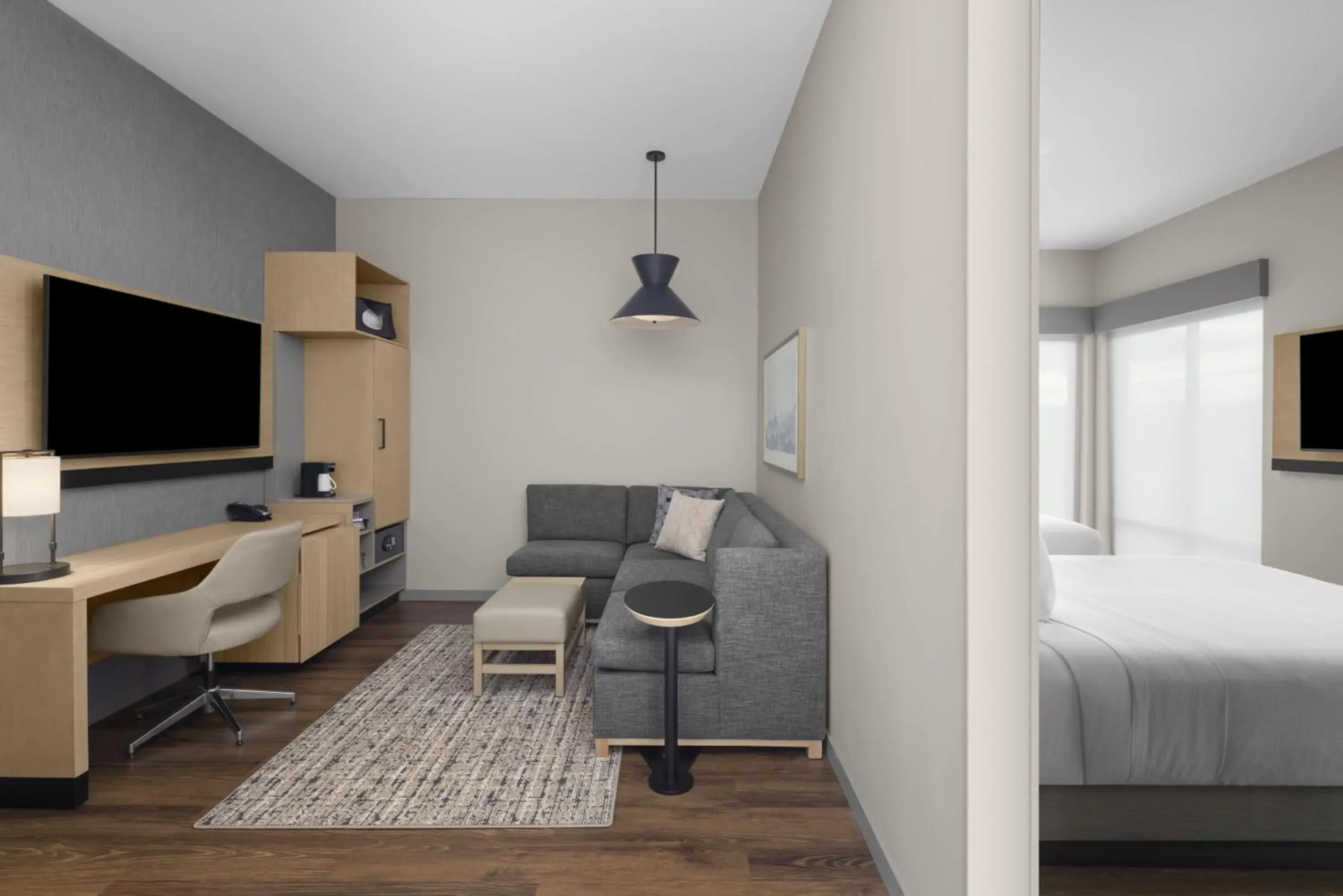 Deluxe Queen Room with Two Queen Beds, Sofa Bed and Accessible Tub in Hyatt Place Bozeman Yellowstone Airport Deluxe Queen Room with Two Queen Beds, Sofa Bed and Accessible Tub in Hyatt Place Bozeman Yellowstone Airport