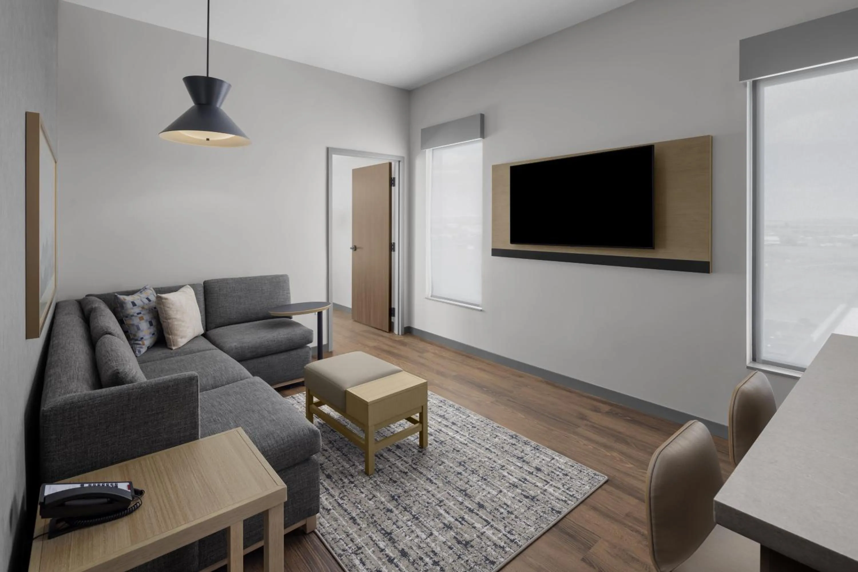 One-Bedroom King Suite with Accessible Roll-In Shower in Hyatt Place Bozeman Yellowstone Airport