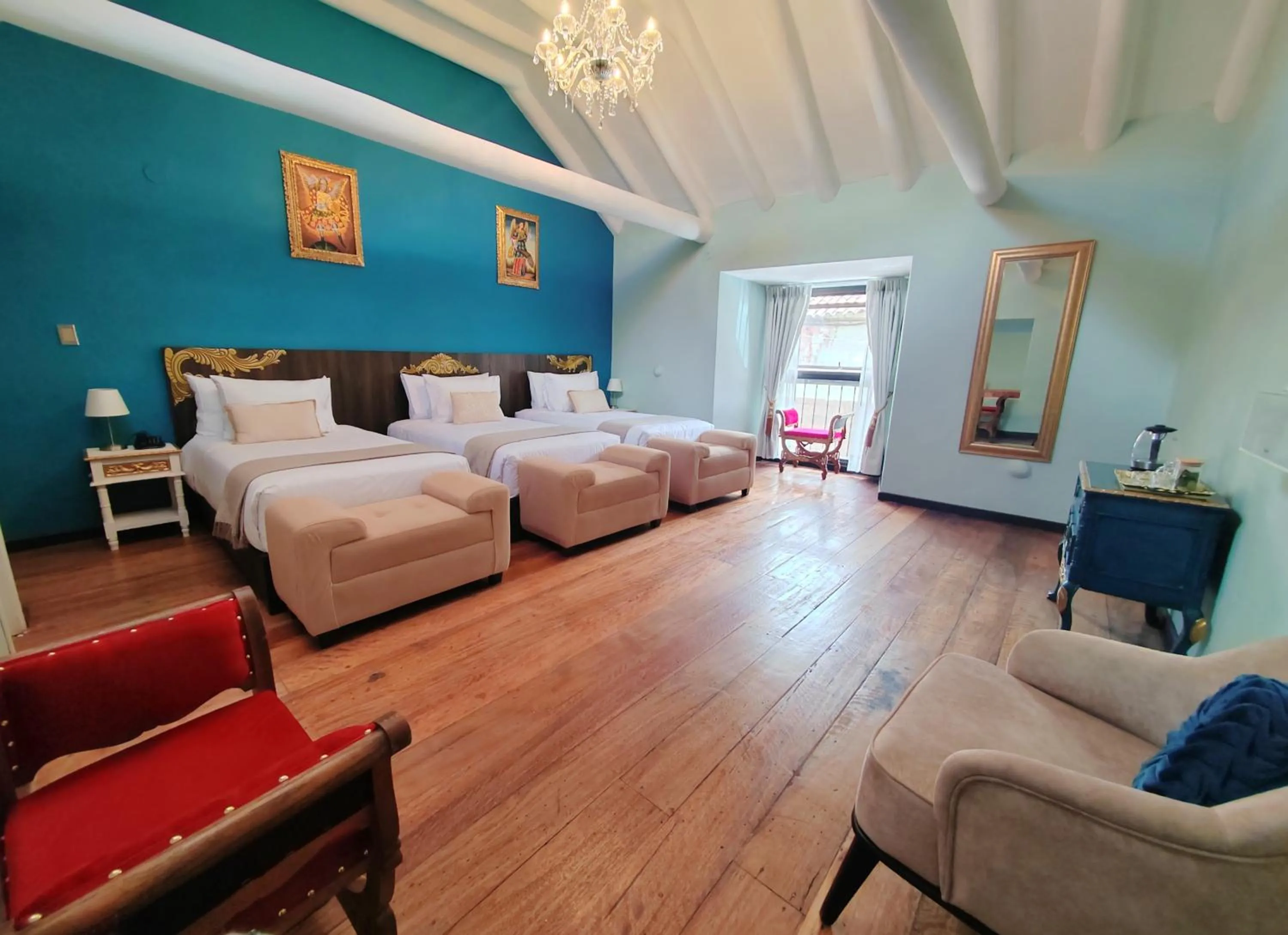 Triple Room with View - single occupancy in Ayni Boutique Hotel