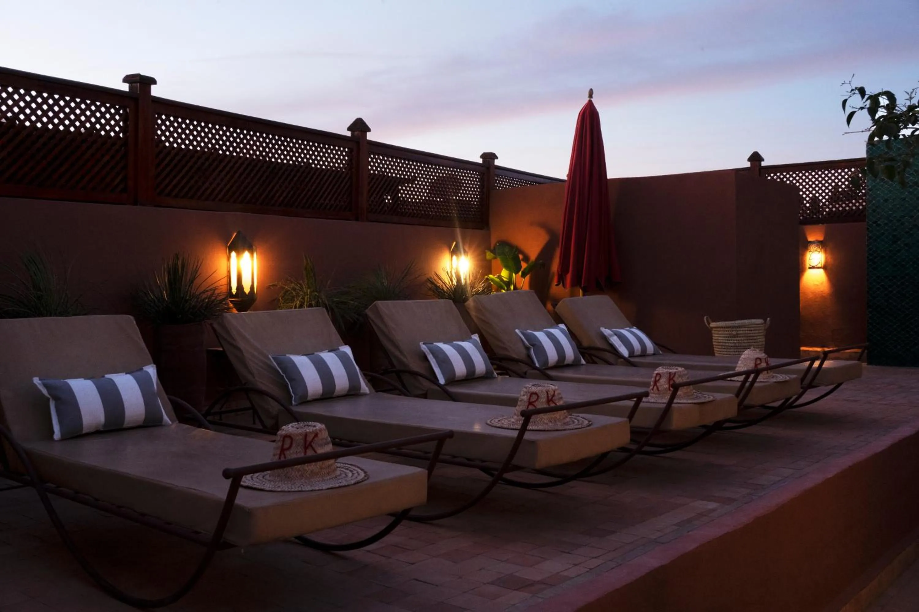 Patio in Riad RK Suites & Spa