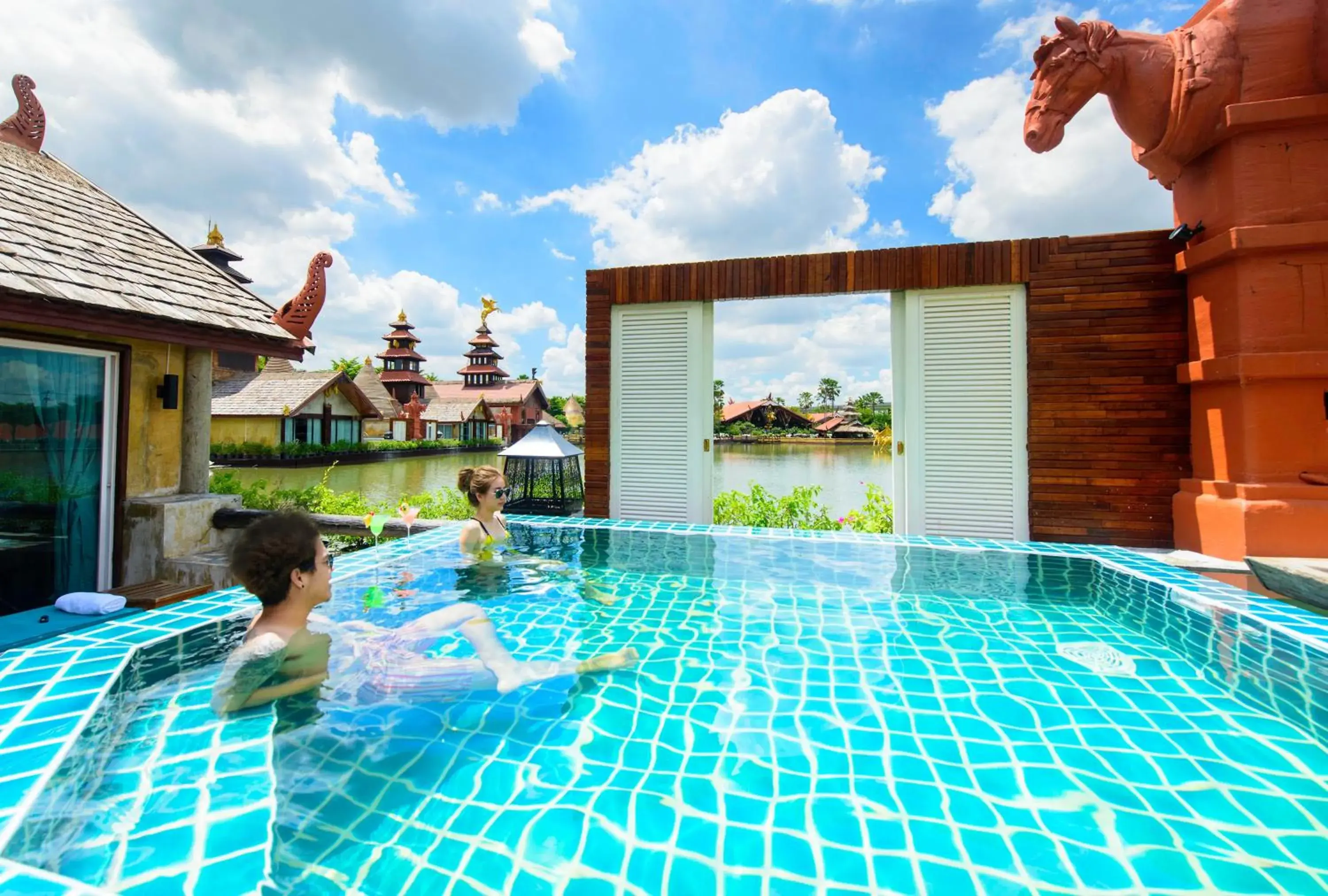 Lake view in Ammata Lanta Resort Lake view in Ammata Lanta Resort