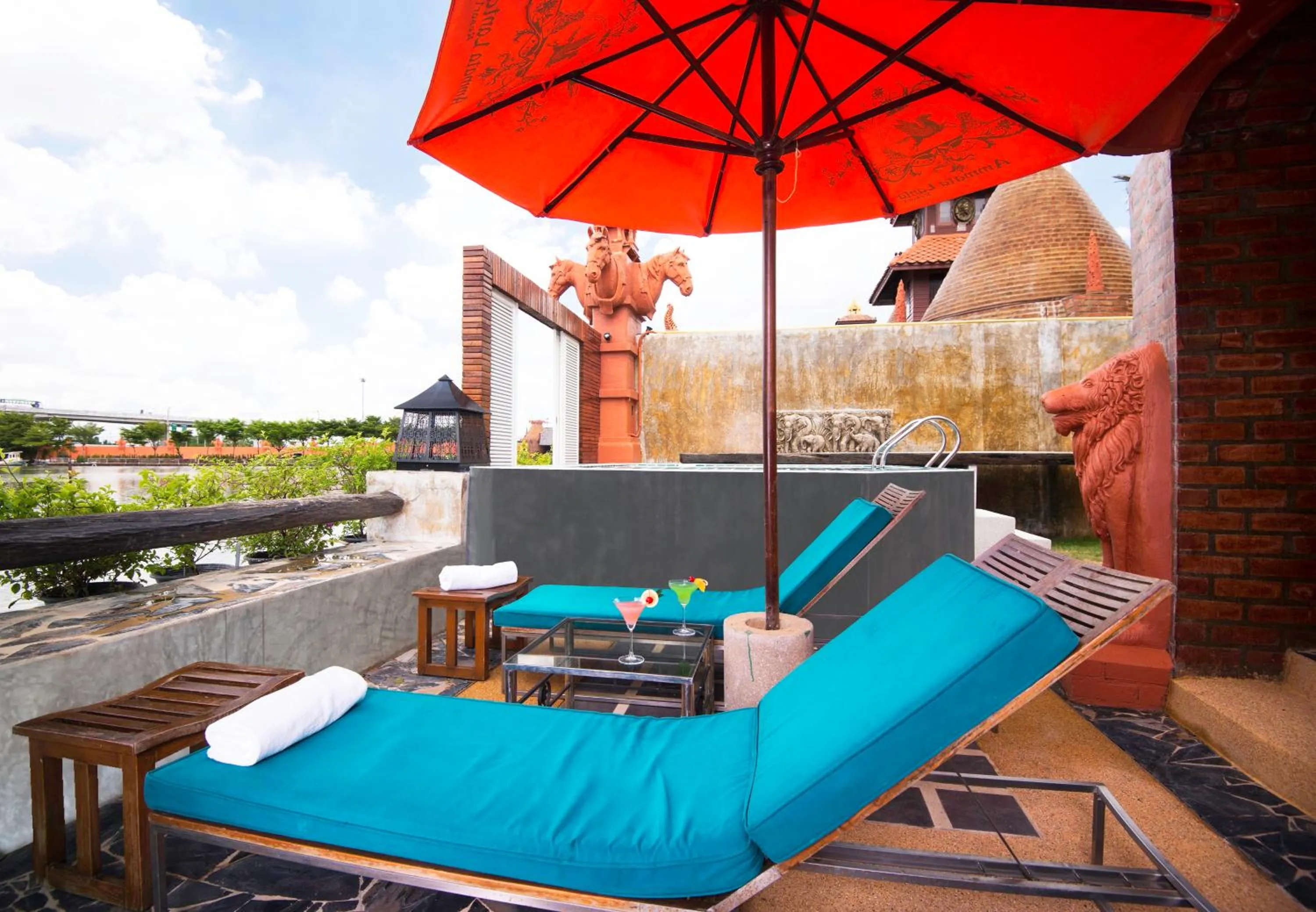 Balcony/Terrace in Ammata Lanta Resort