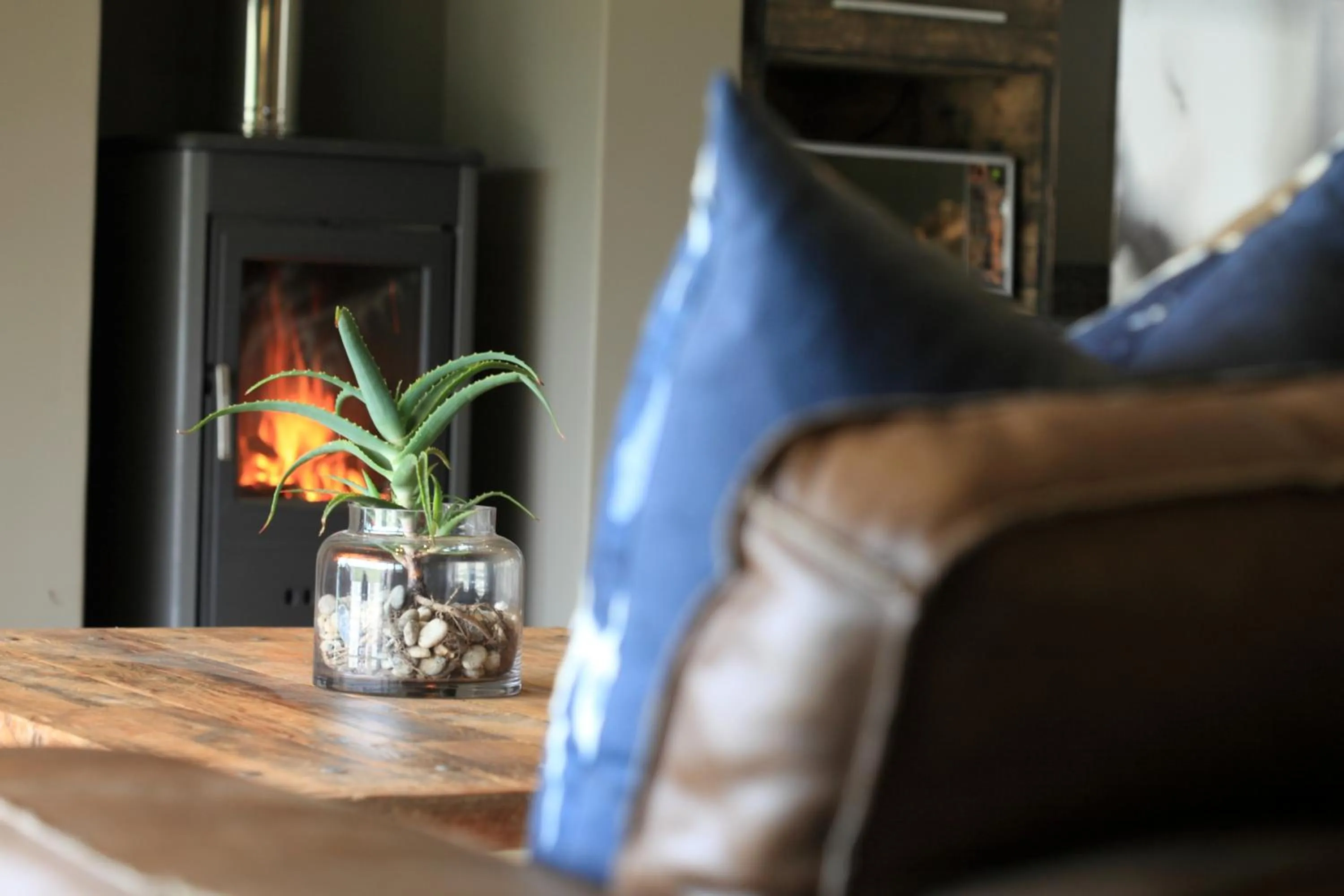 Living room in Botlierskop Bush Villas