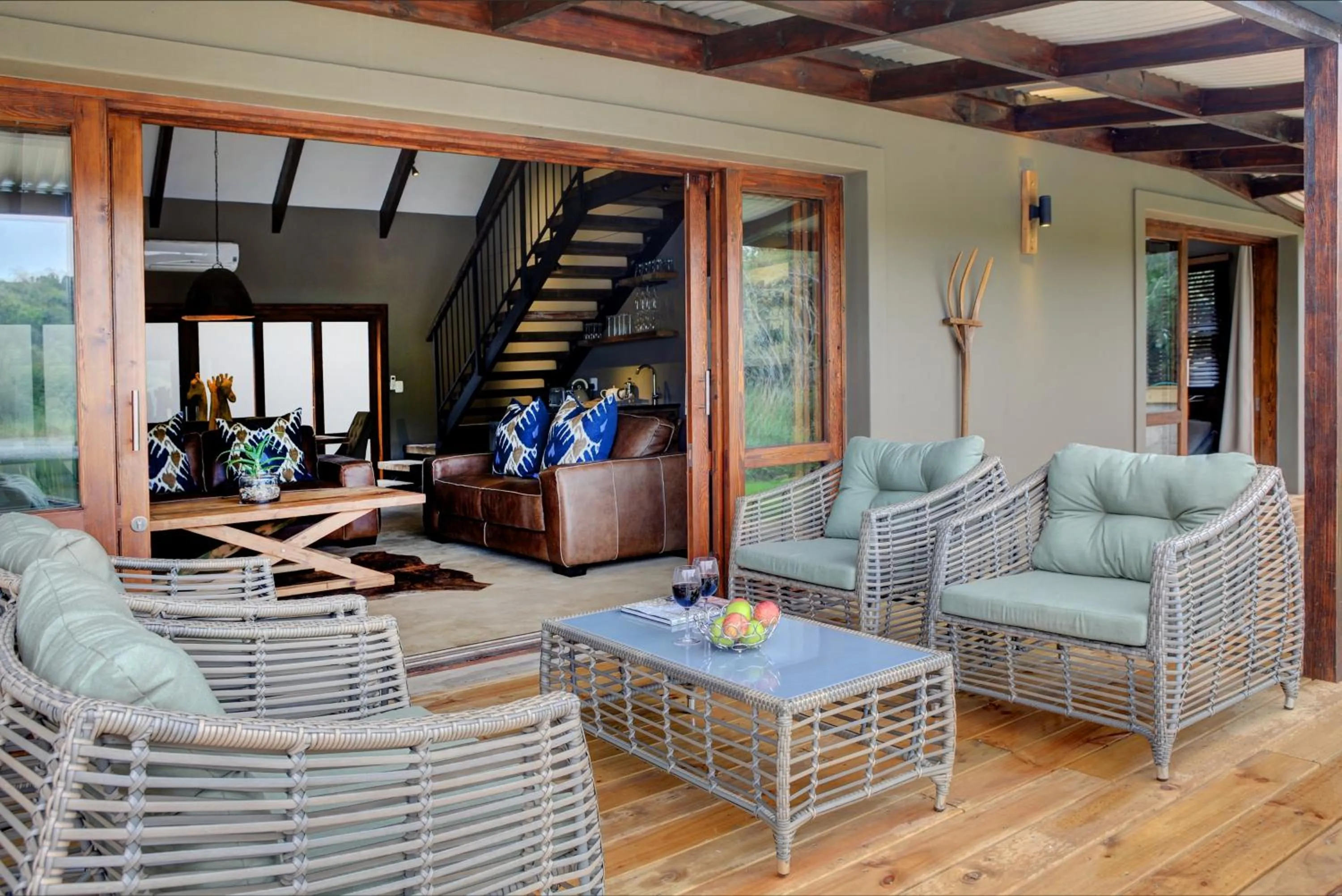 Patio in Botlierskop Bush Villas