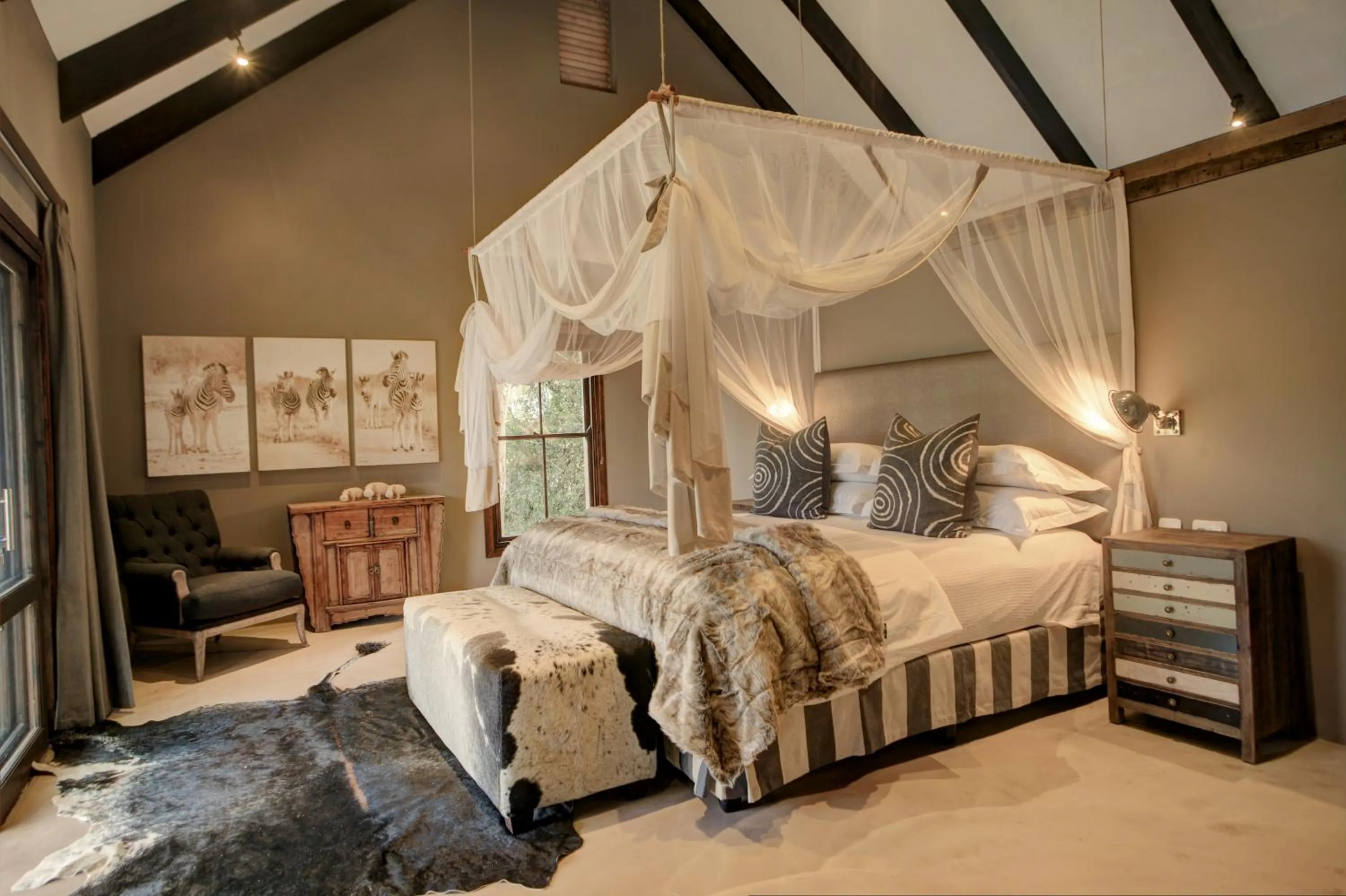 Bed in Botlierskop Bush Villas