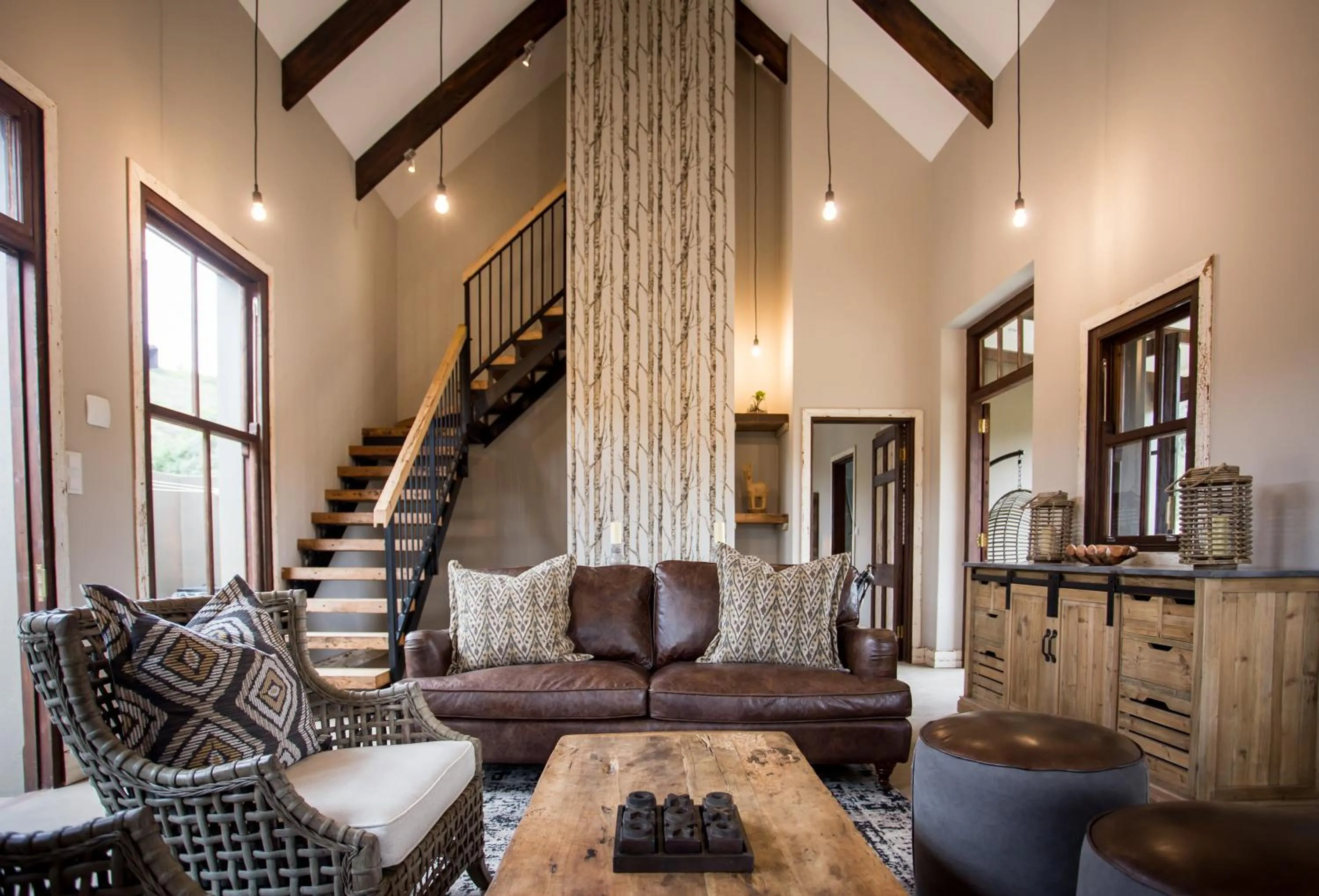 Living room in Botlierskop Bush Villas