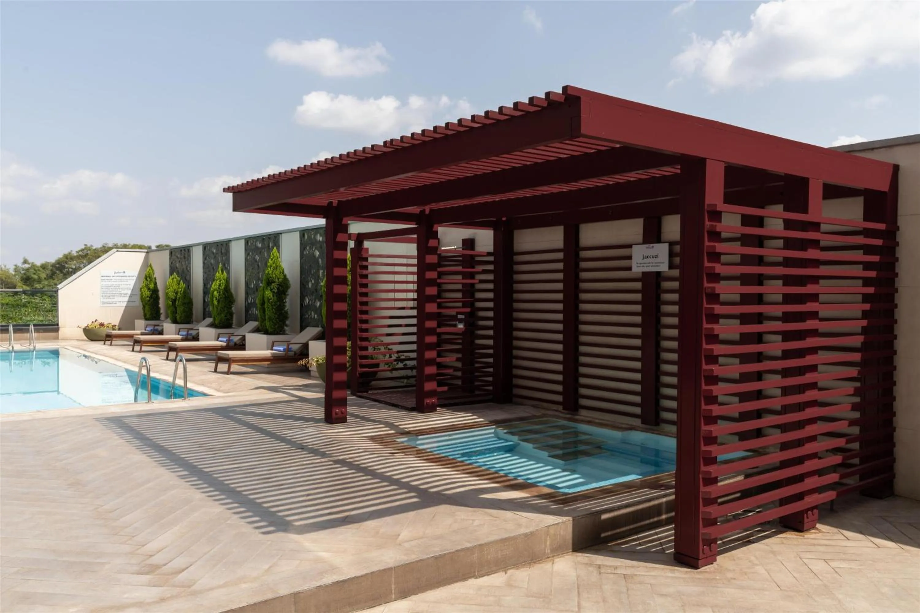 Pool view in Radisson Blu Hotel, Nairobi Upper Hill