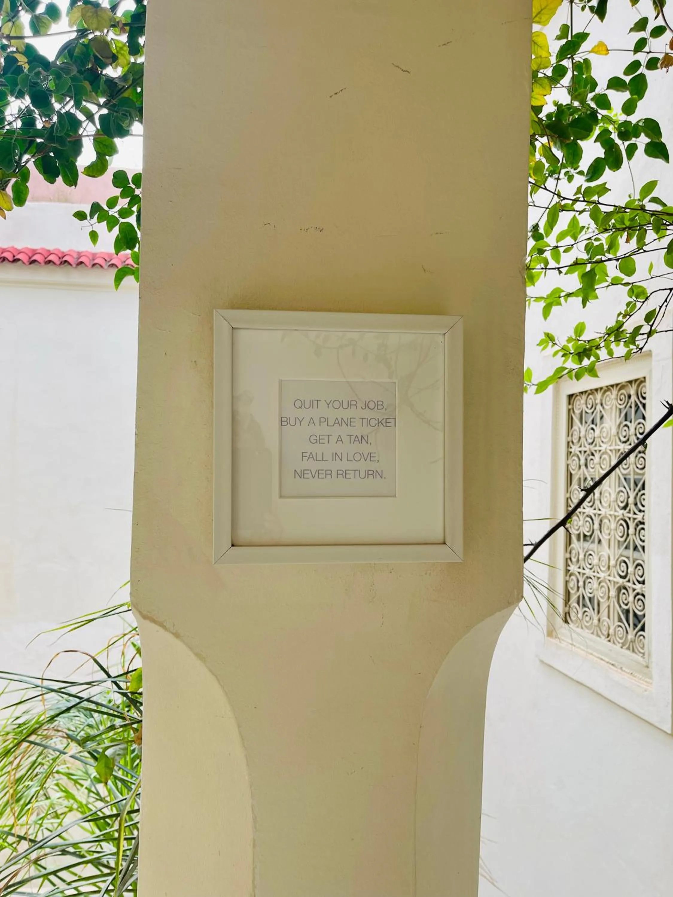 Decorative detail in Riad 144