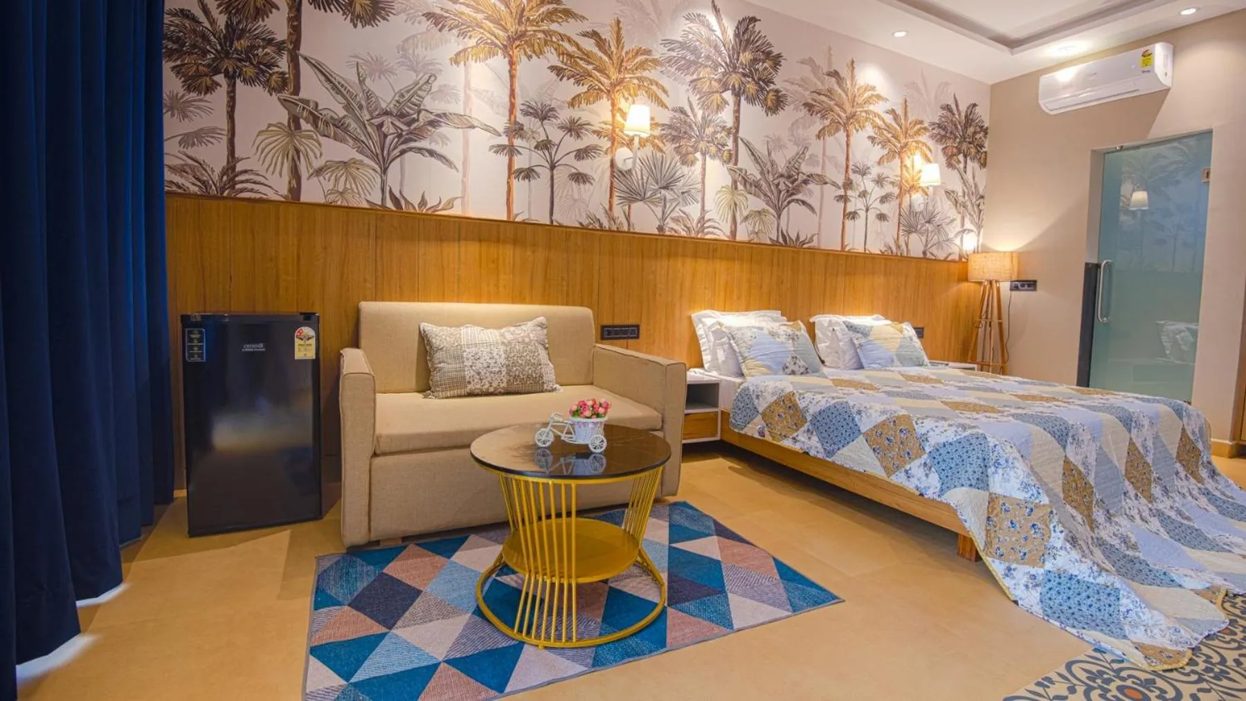 Bed in Eutopia Beach Resort