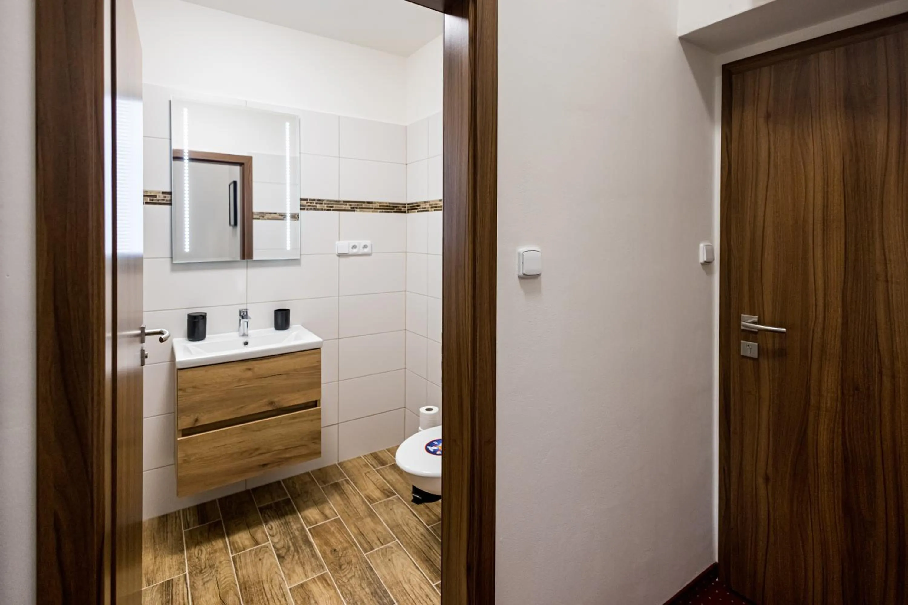 Toilet in Hotel Pod Zeleným Dubem