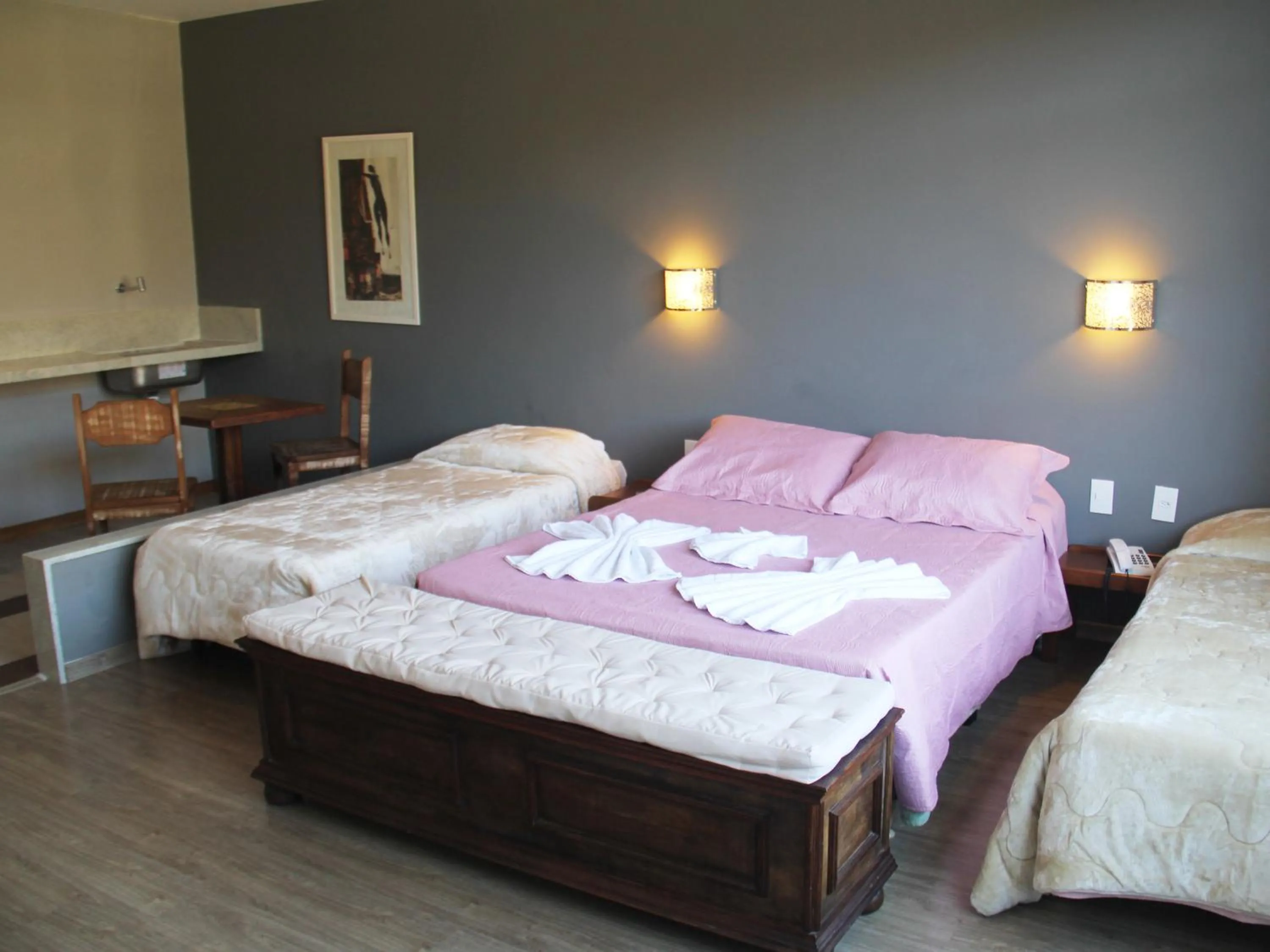 Bed in Hotel Vila Nova
