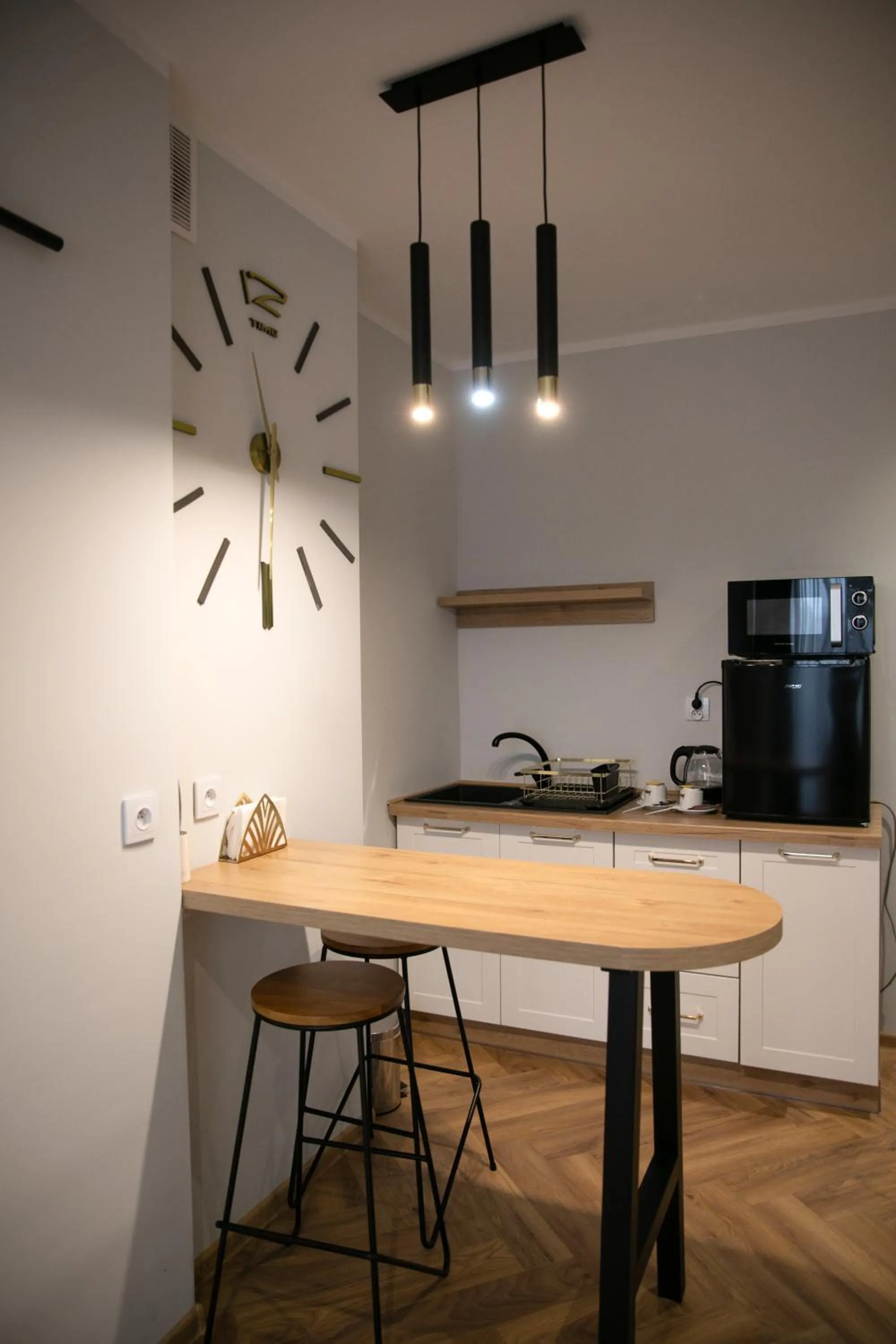 Kitchen or kitchenette in Hotel Piast