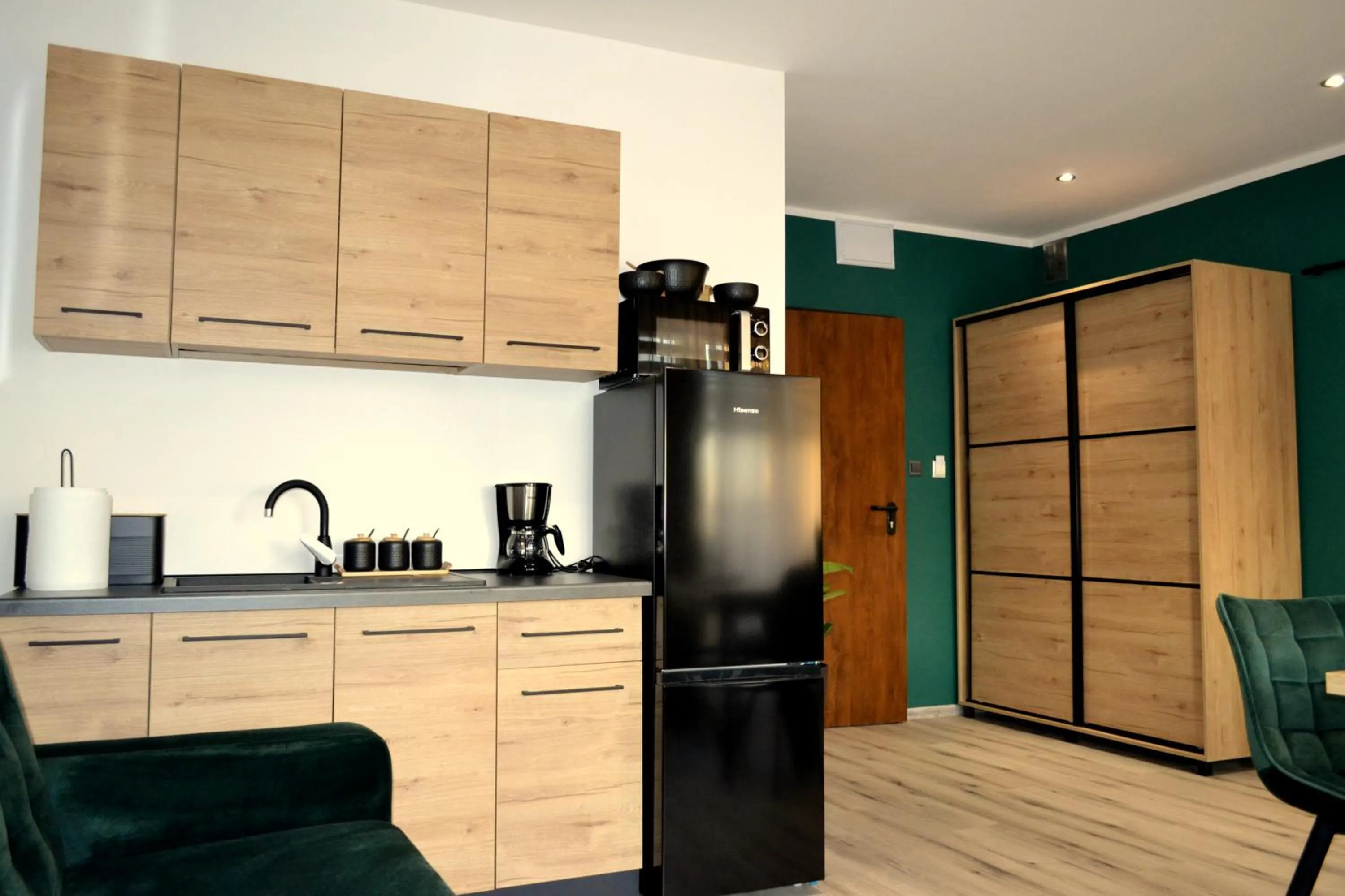 Kitchen or kitchenette in Hotel Piast