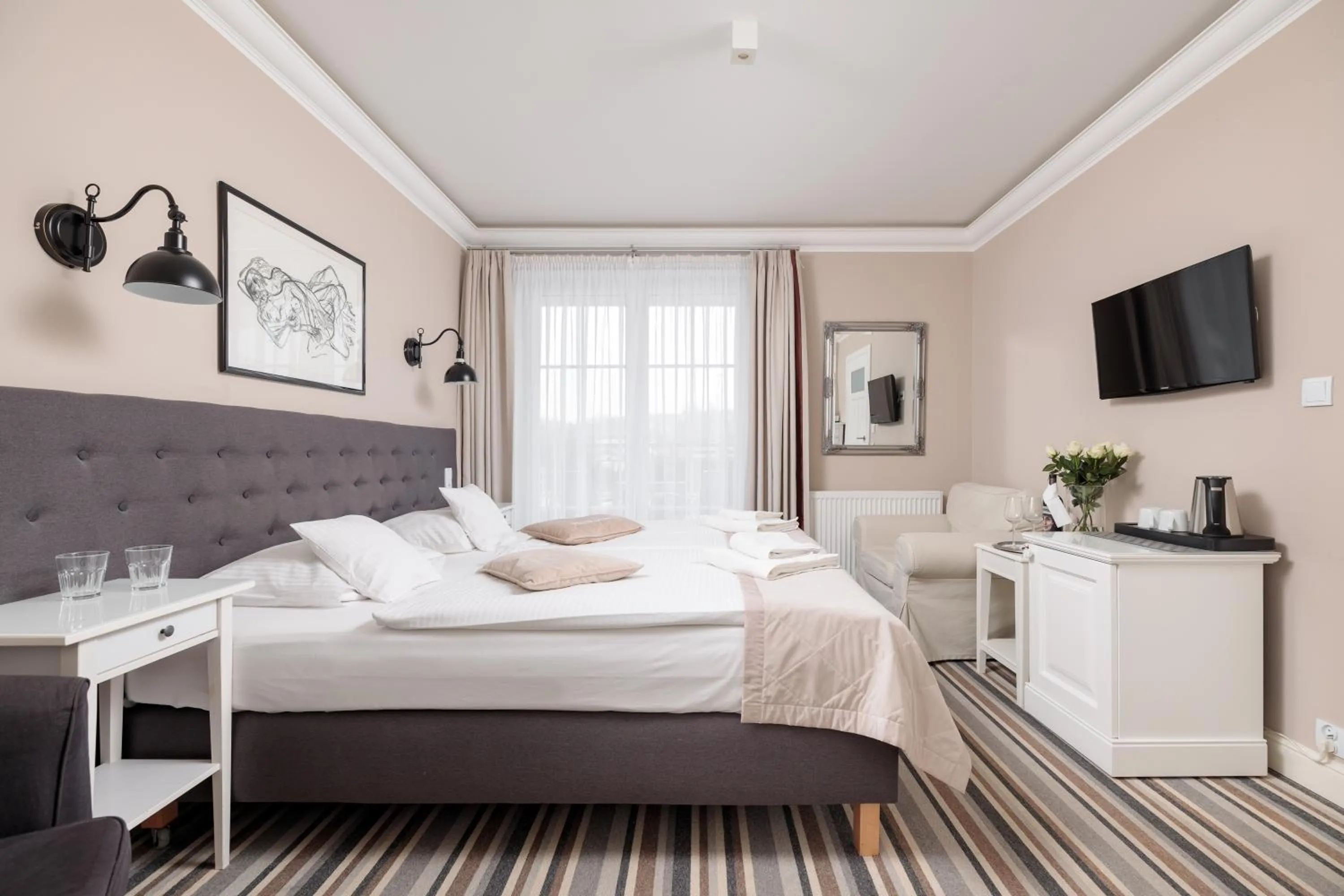 Bed in Villa Astra Baltica