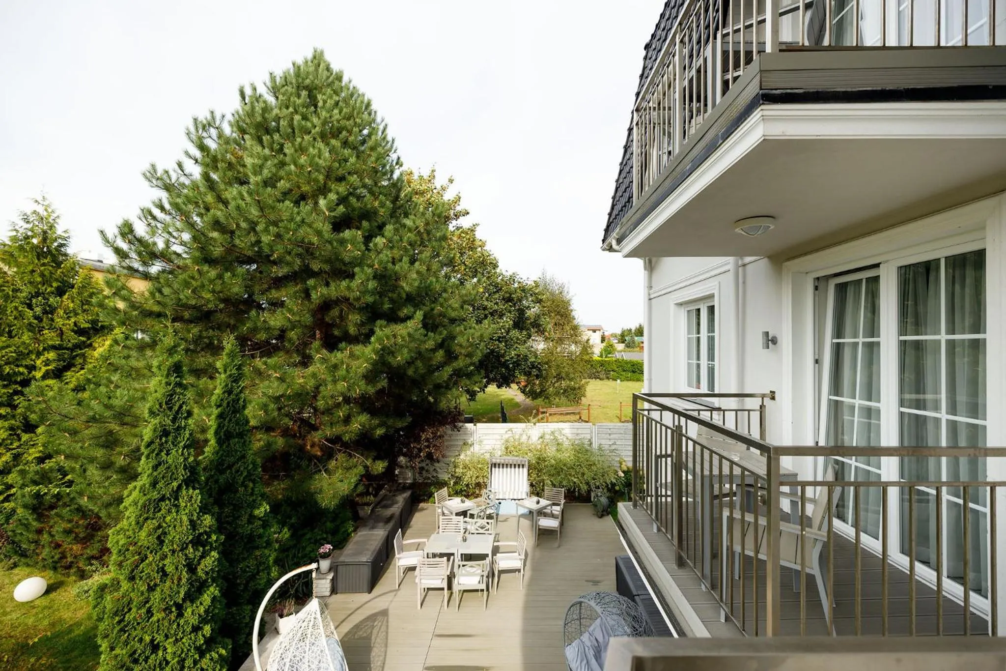 Garden view in Villa Astra Baltica