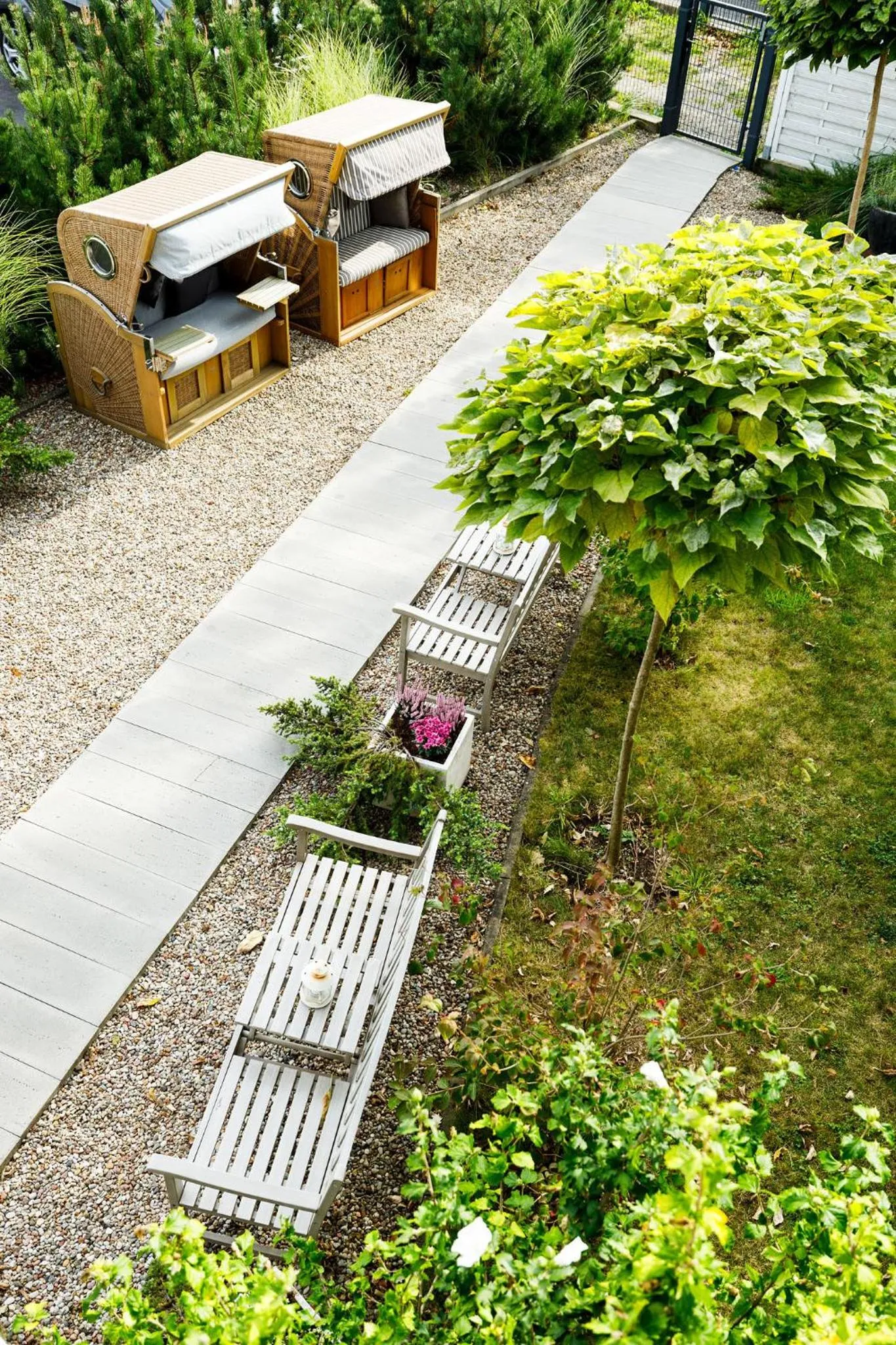 Garden view in Villa Astra Baltica