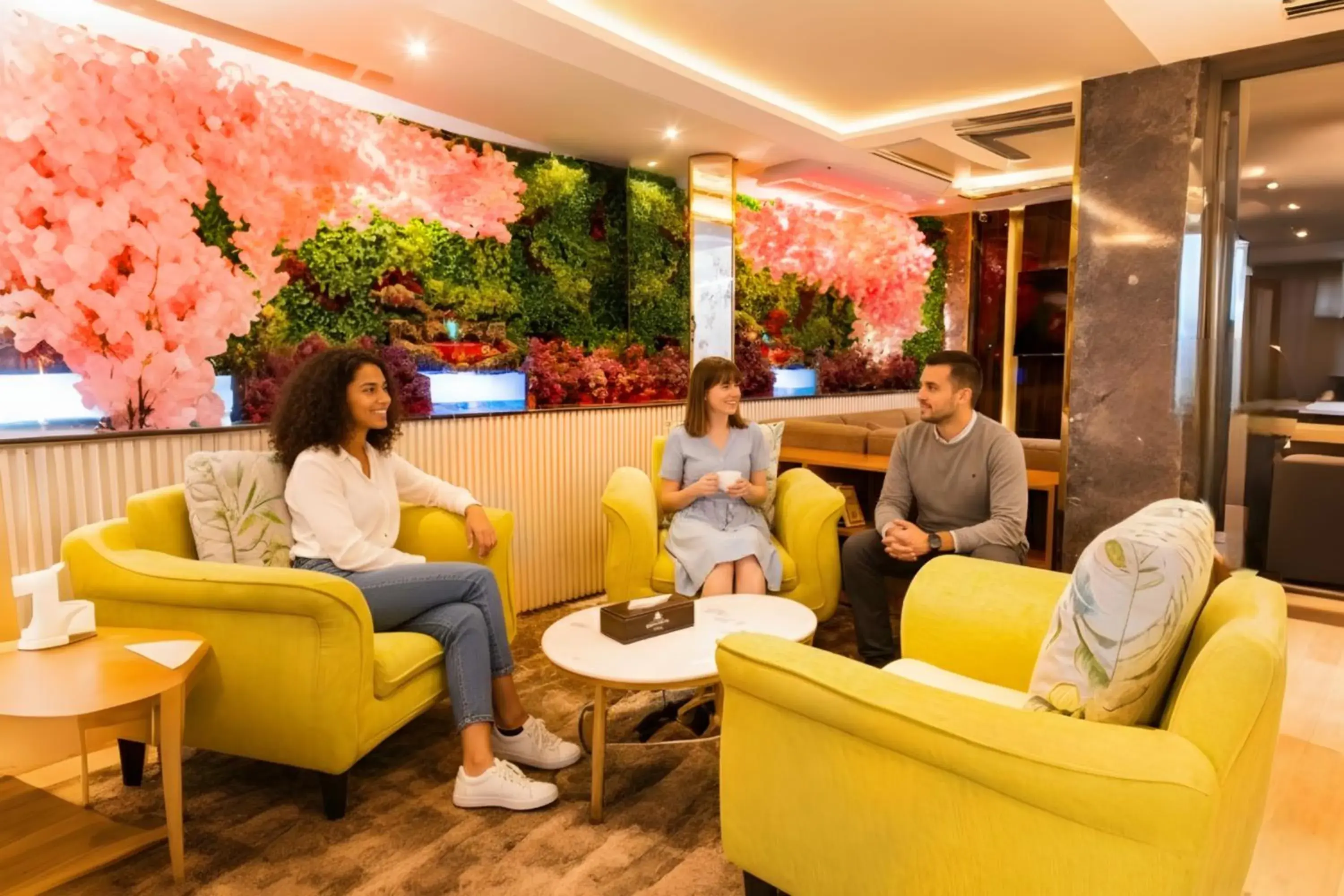 Lobby or reception in Marco Polo Dhaka Lobby or reception in Marco Polo Dhaka