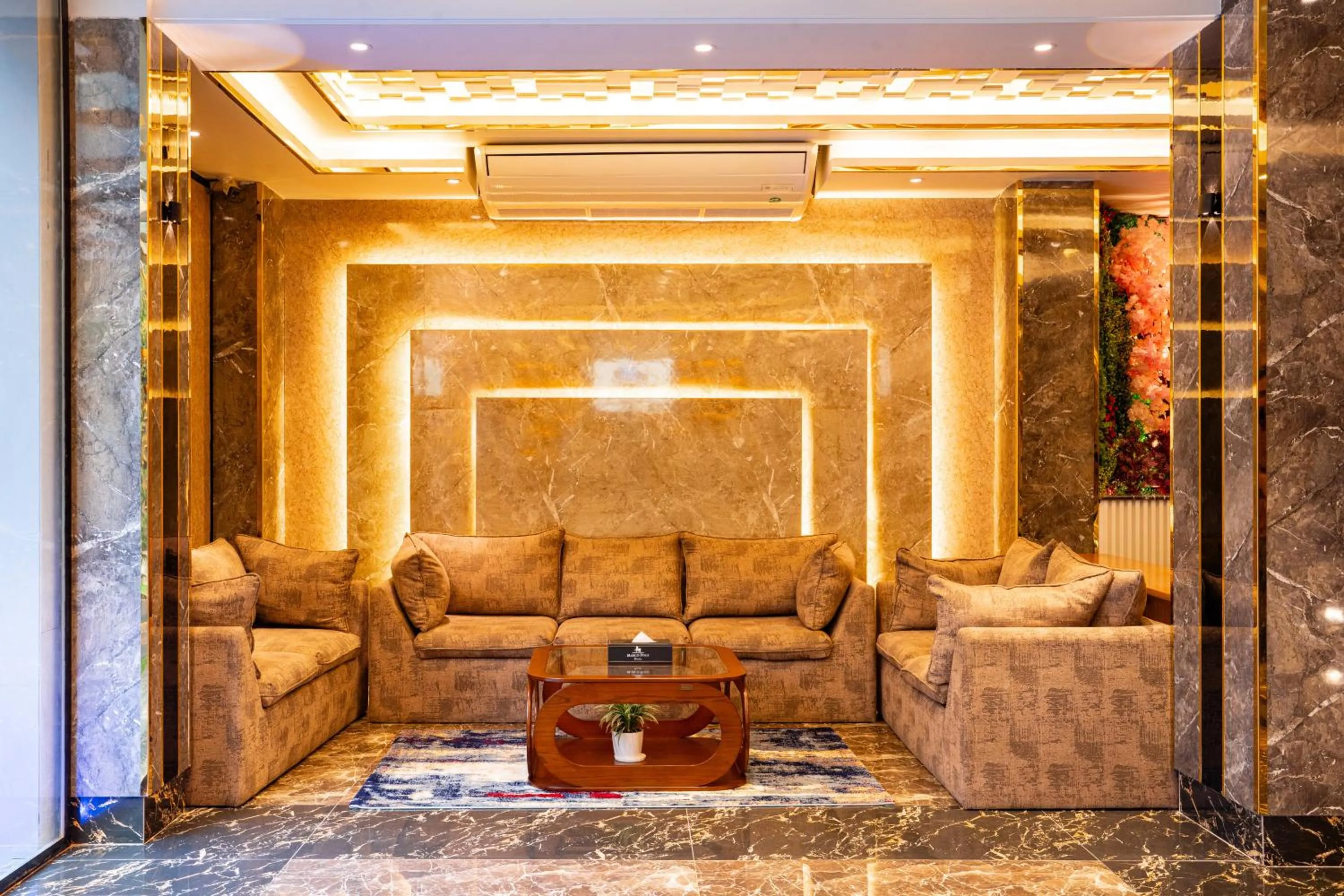 Seating area in Marco Polo Dhaka