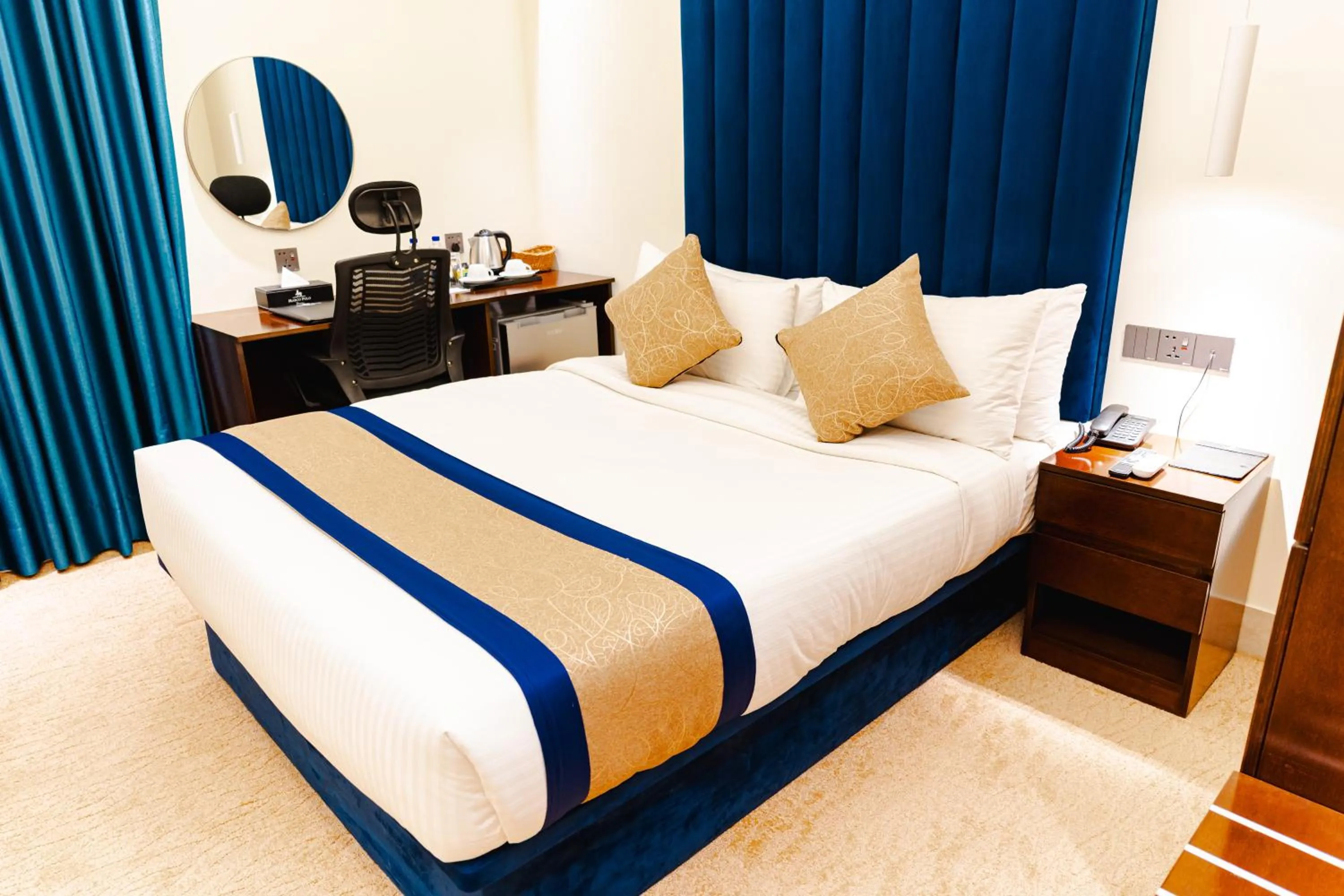 Bed in Marco Polo Dhaka