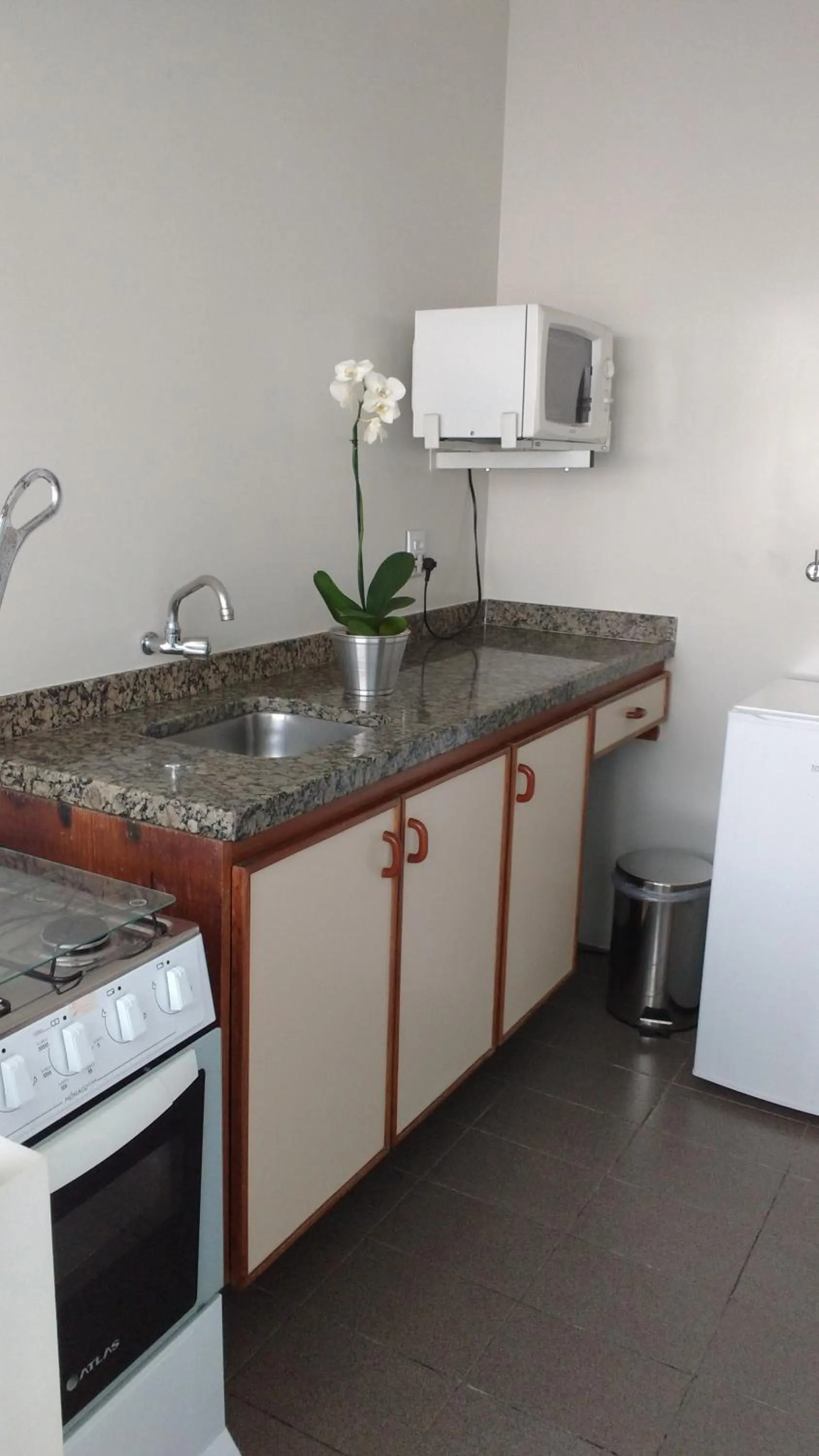 Kitchen or kitchenette in Apart Hotel Garibaldi