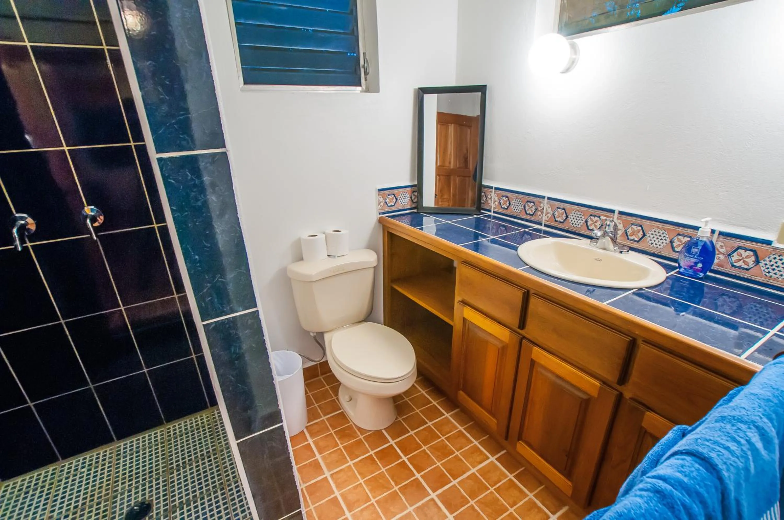 Bathroom in Hotel Chillies and Native Sons Diving