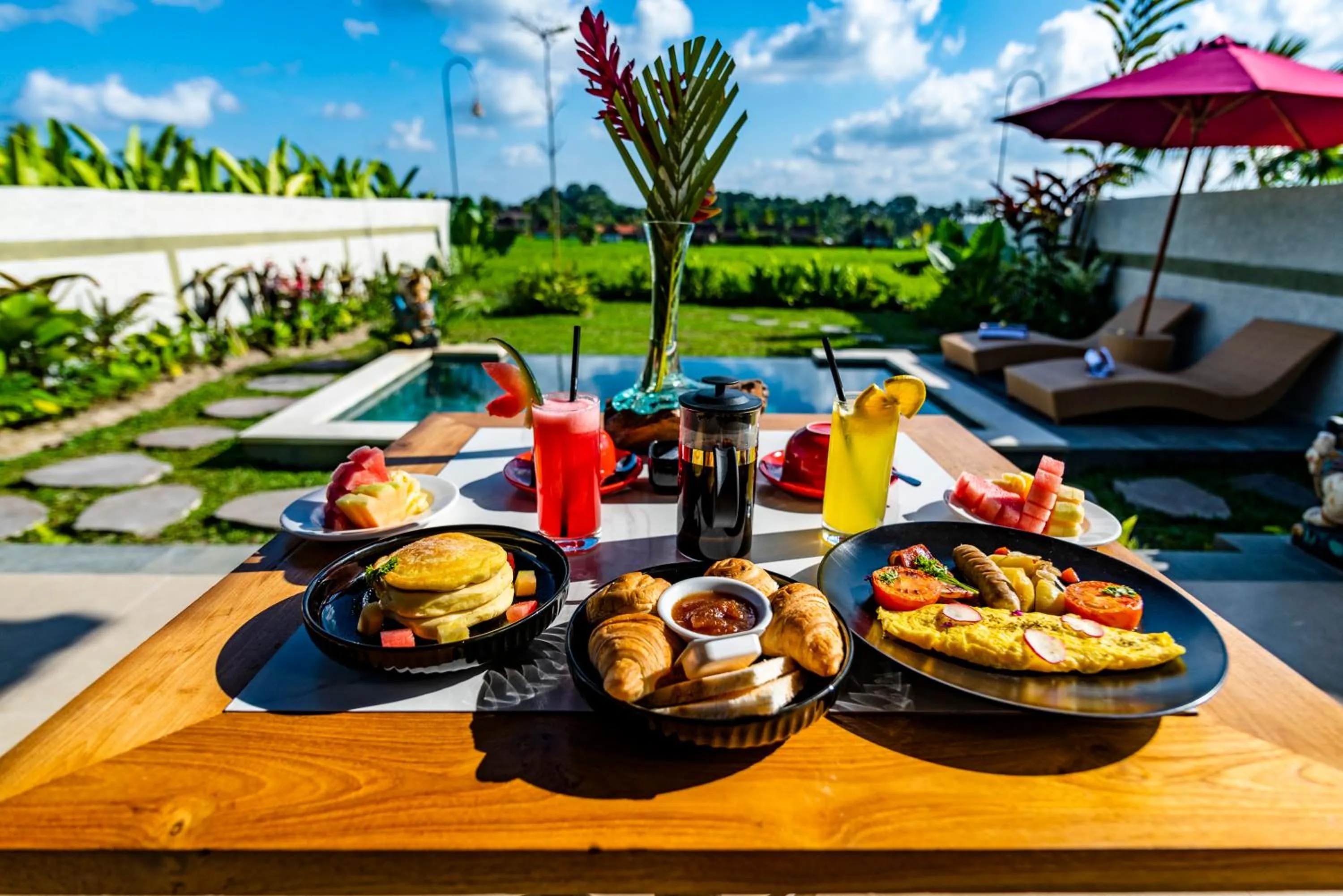 Food and drinks in Akshaya Resort Ubud by Dhananjaya Hospitality