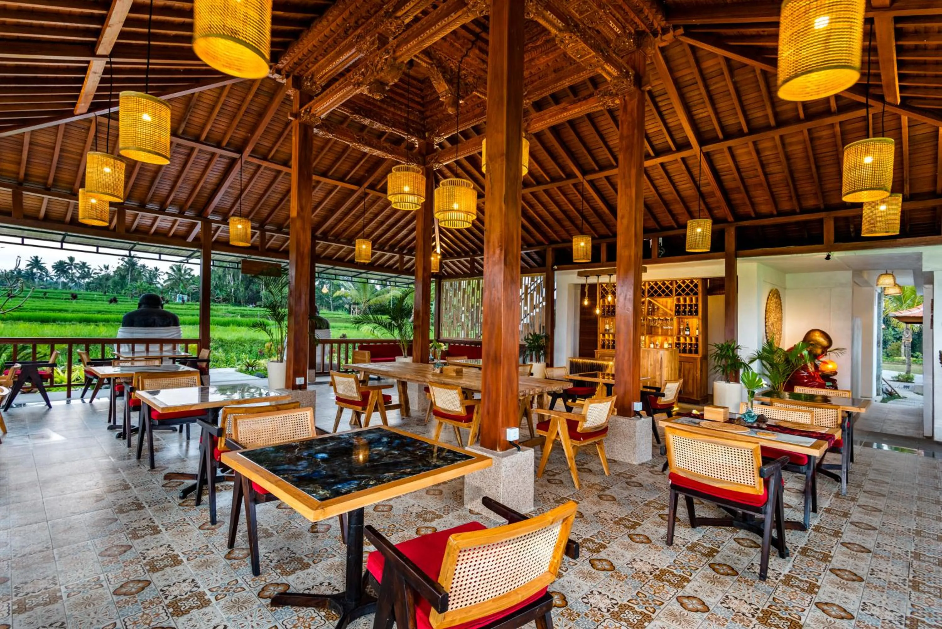 Restaurant/places to eat in Akshaya Resort Ubud by Dhananjaya Hospitality