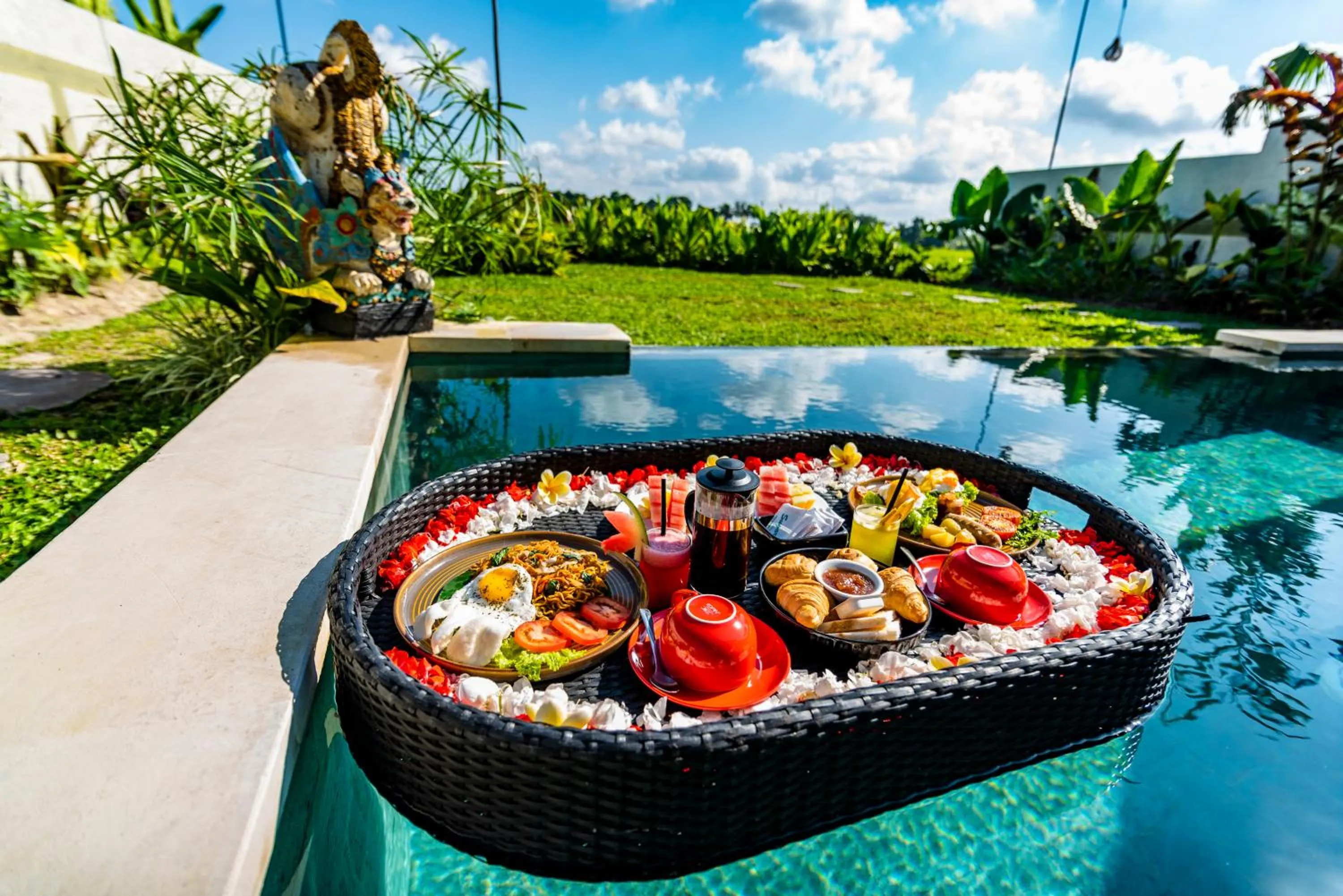 Garden view in Akshaya Resort Ubud by Dhananjaya Hospitality