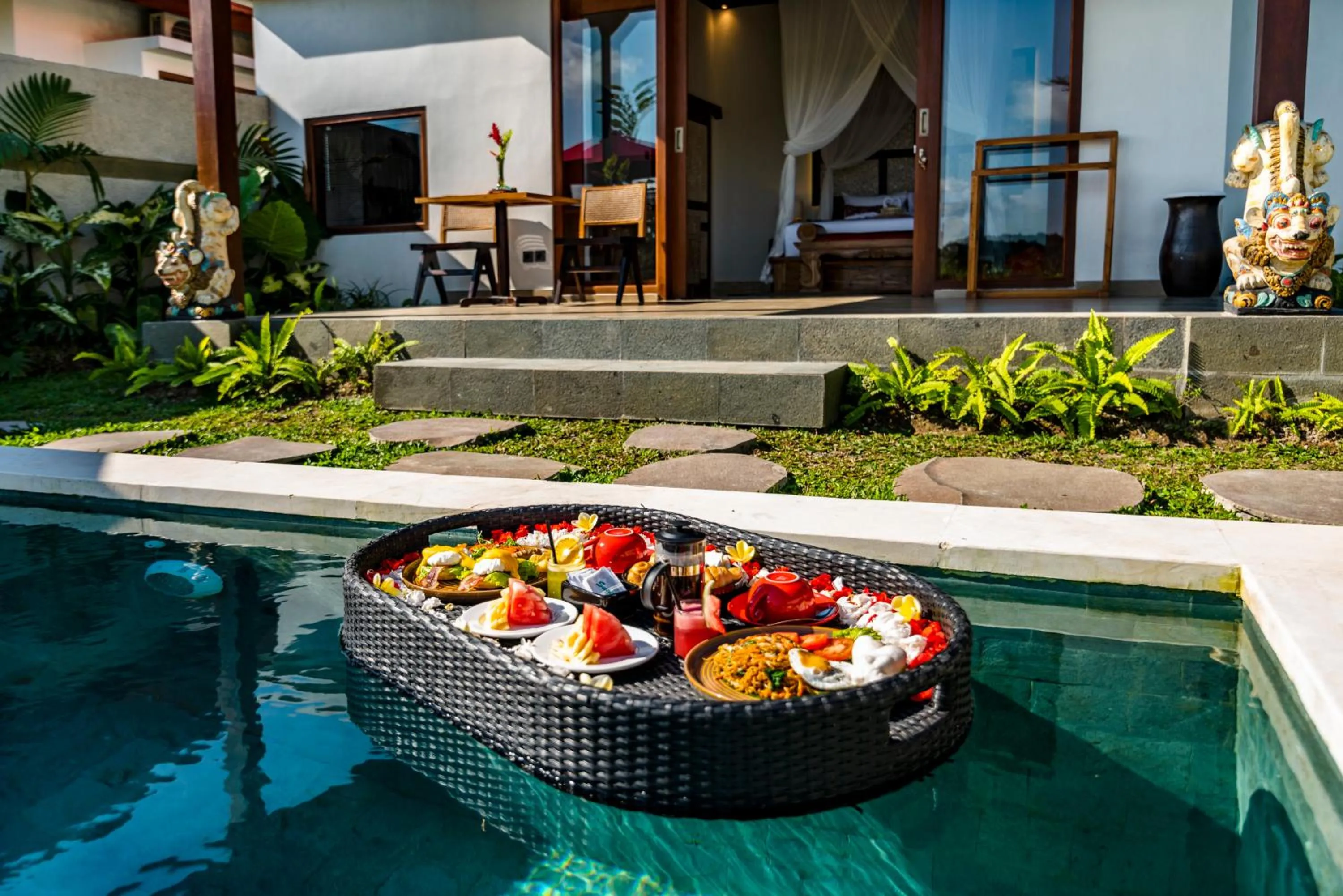 Garden view in Akshaya Resort Ubud by Dhananjaya Hospitality